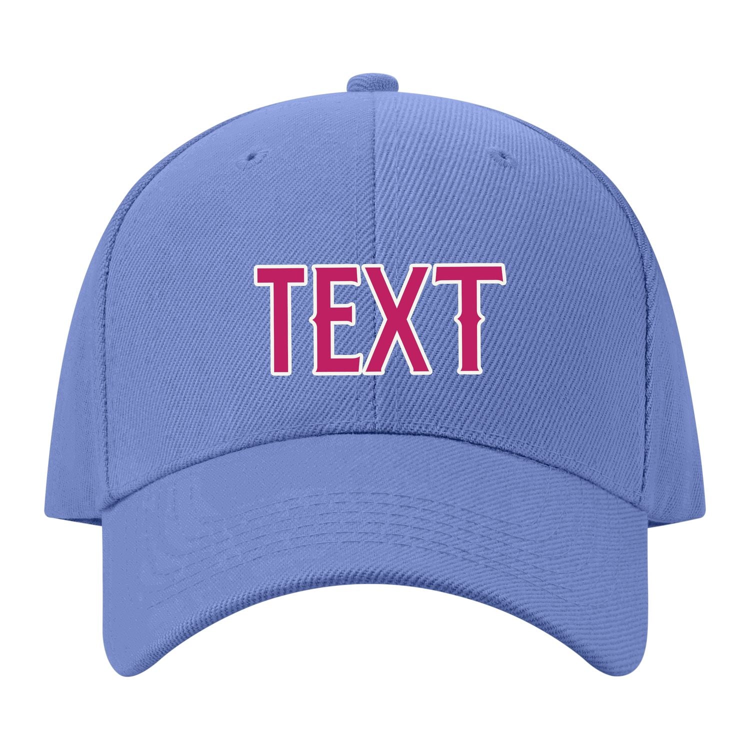 Custom Light Emerald Green Light Pink Hat 21B21813