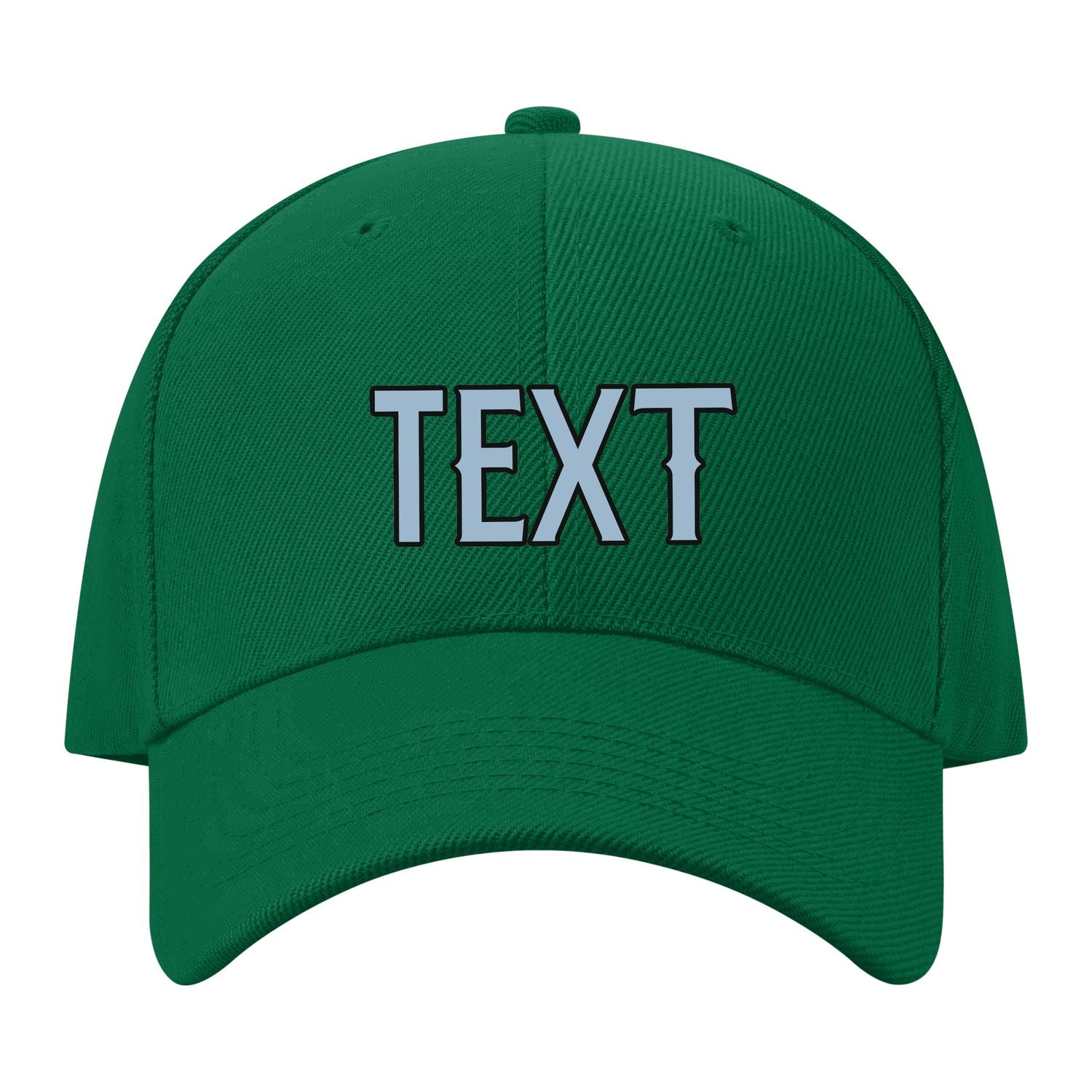 Custom Dark Green Dark Grey Hat 22B21708