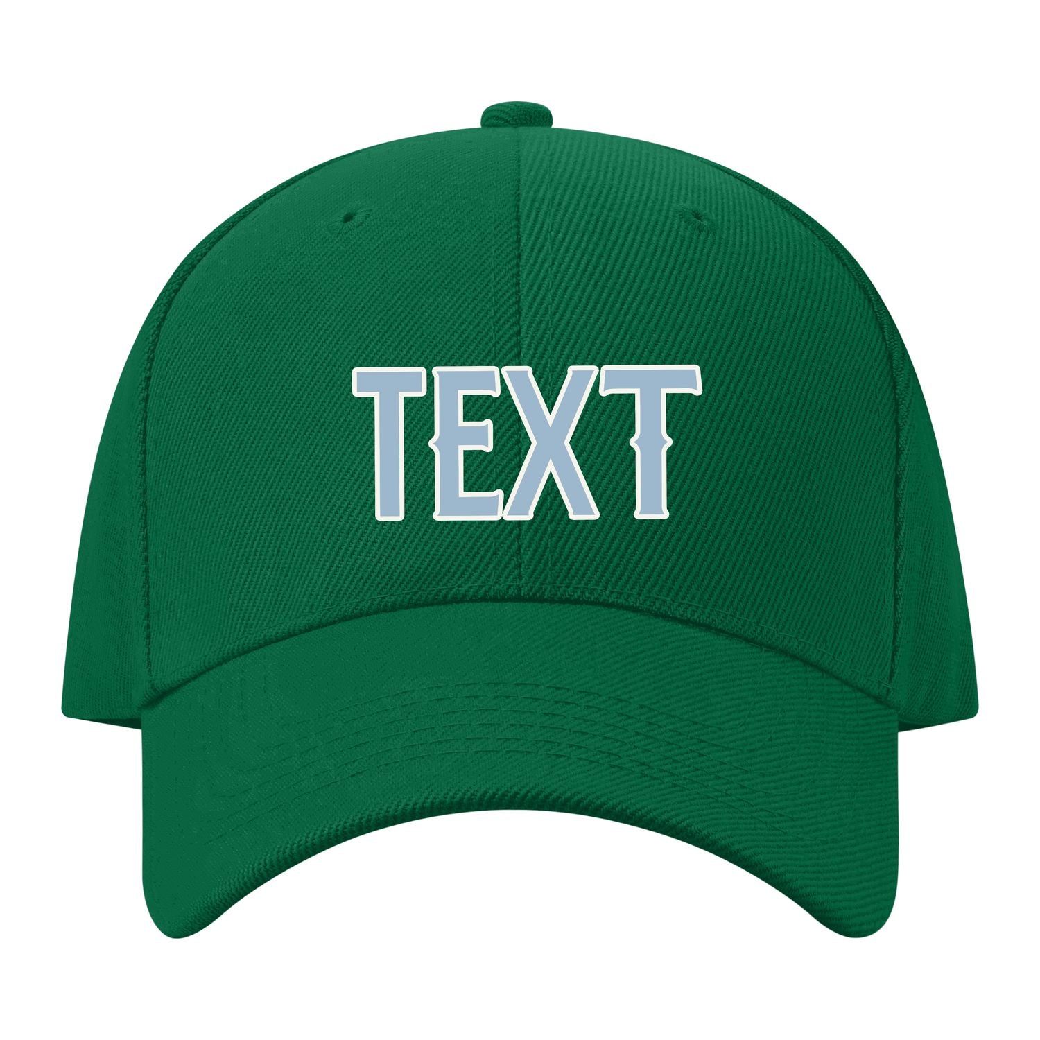 Custom Dark Green Dark Grey Hat 22B21808