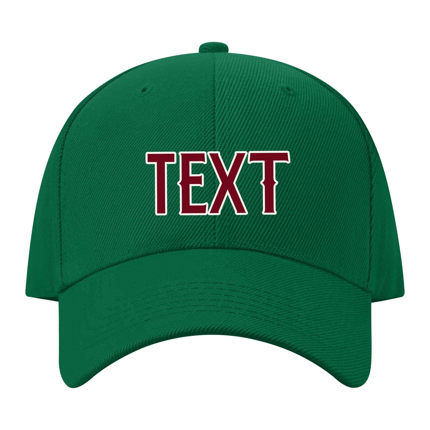 Custom Dark Green Khaki Hat 22B21815