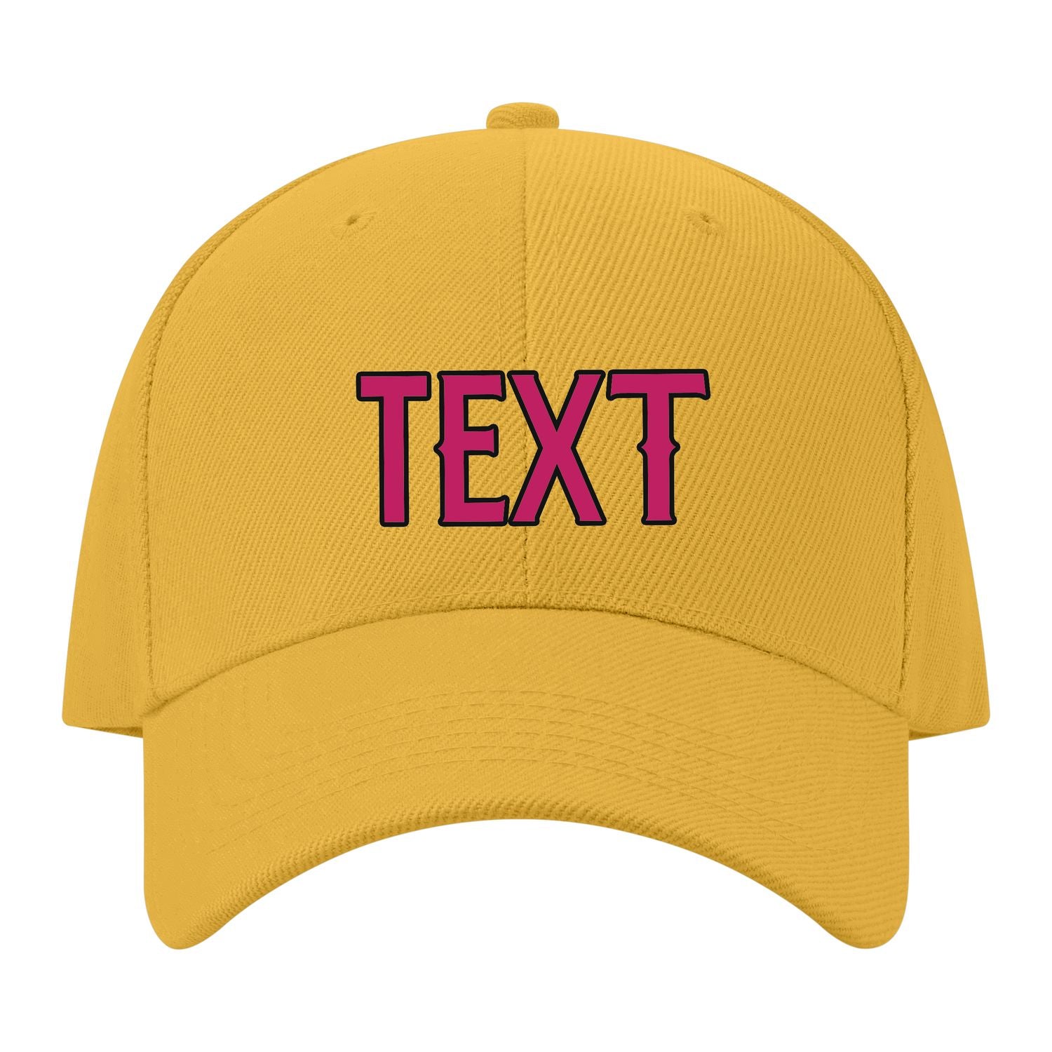Custom Yellow Light Pink Hat 23B21713