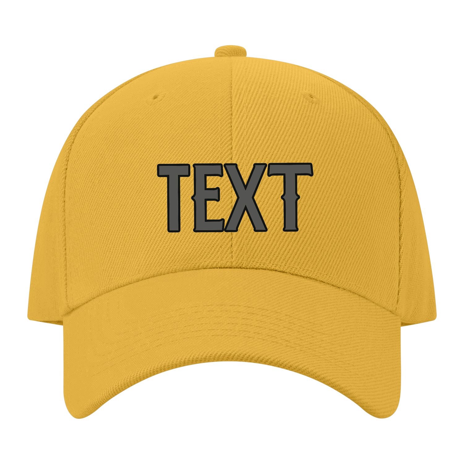 Custom Yellow Orange Hat 23B21720