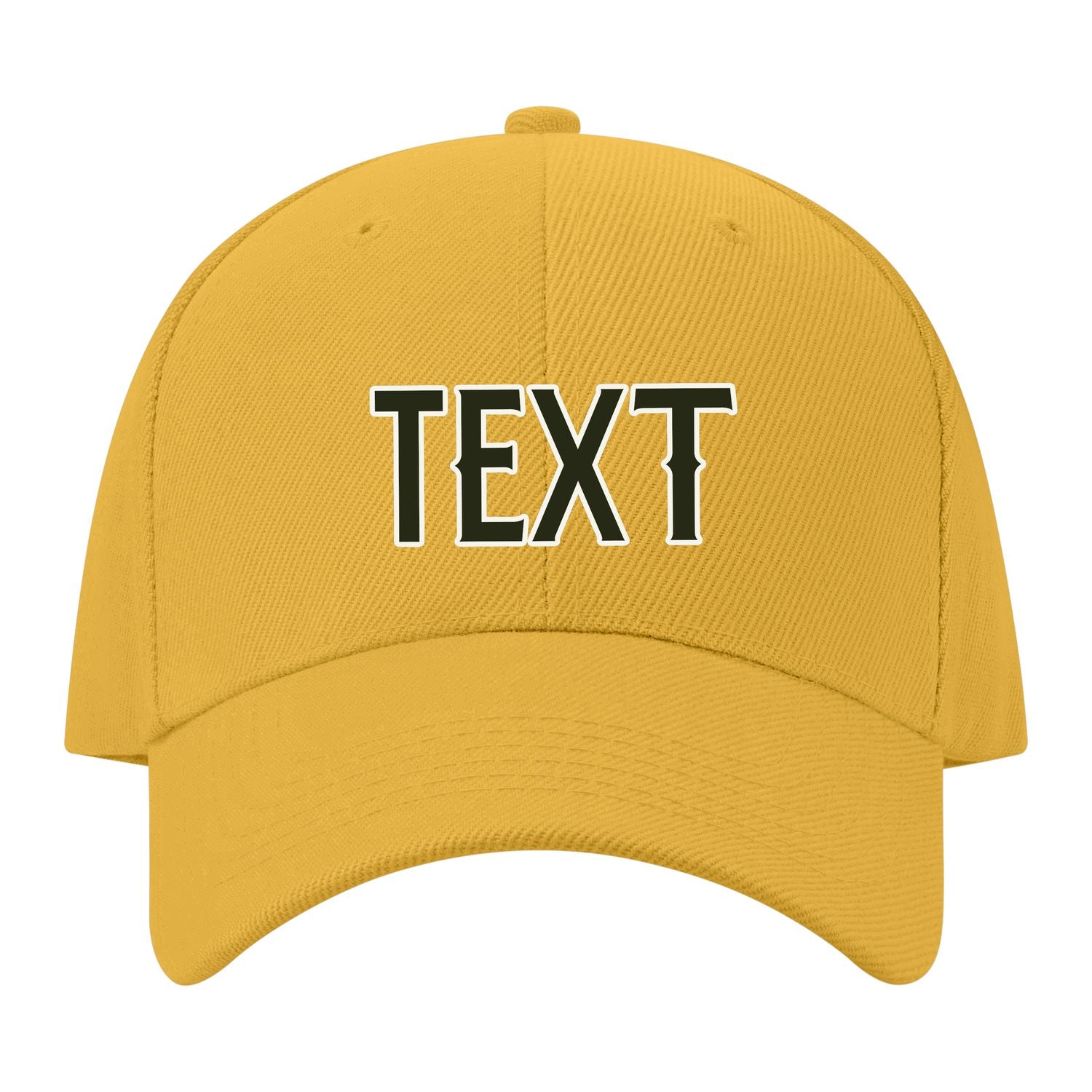 Custom Yellow White Hat 23B21802