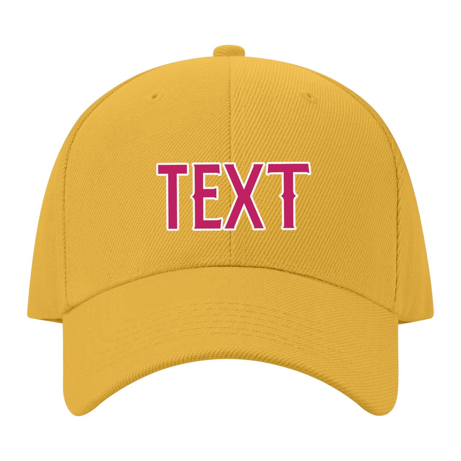 Custom Yellow Light Pink Hat 23B21813