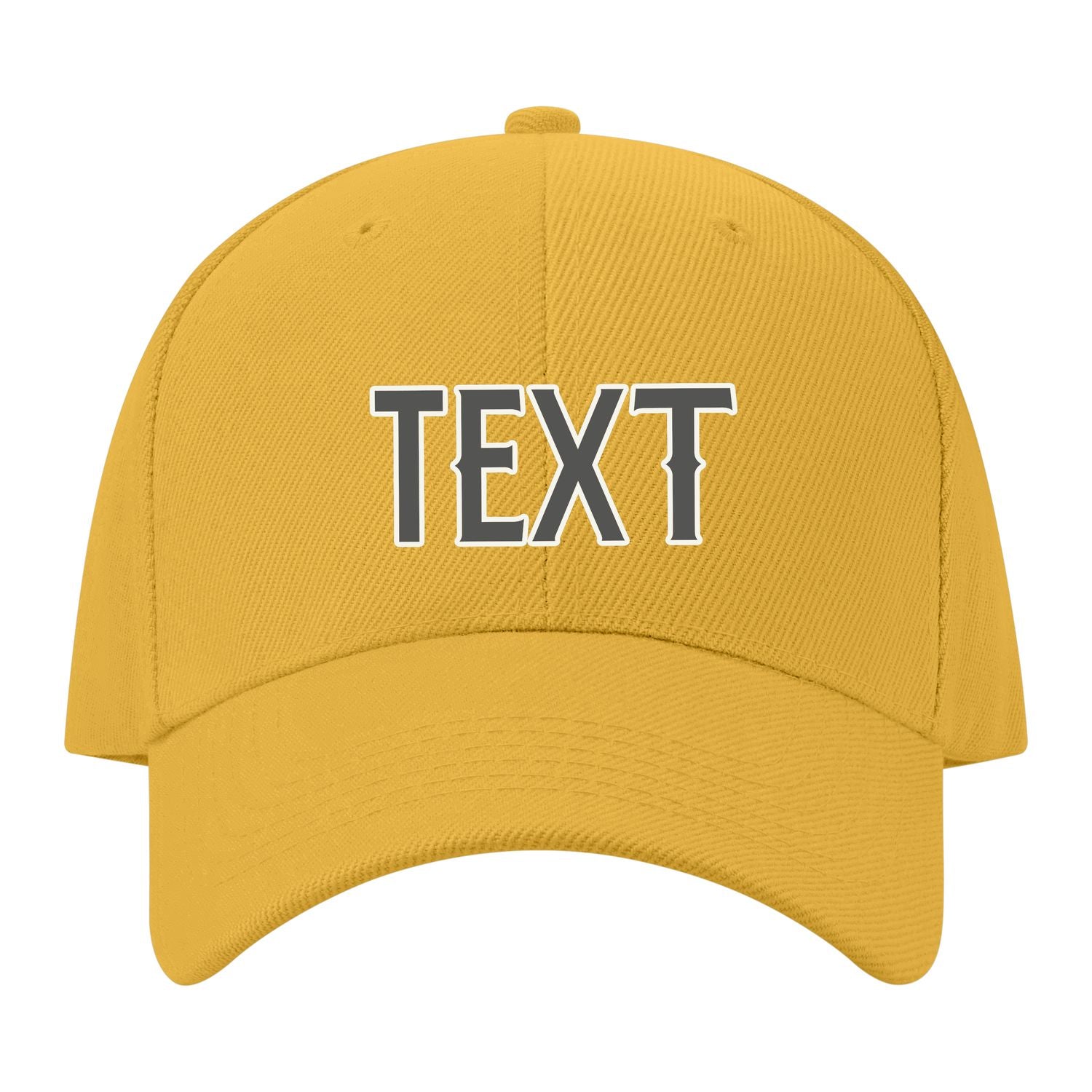 Custom Yellow Orange Hat 23B21820