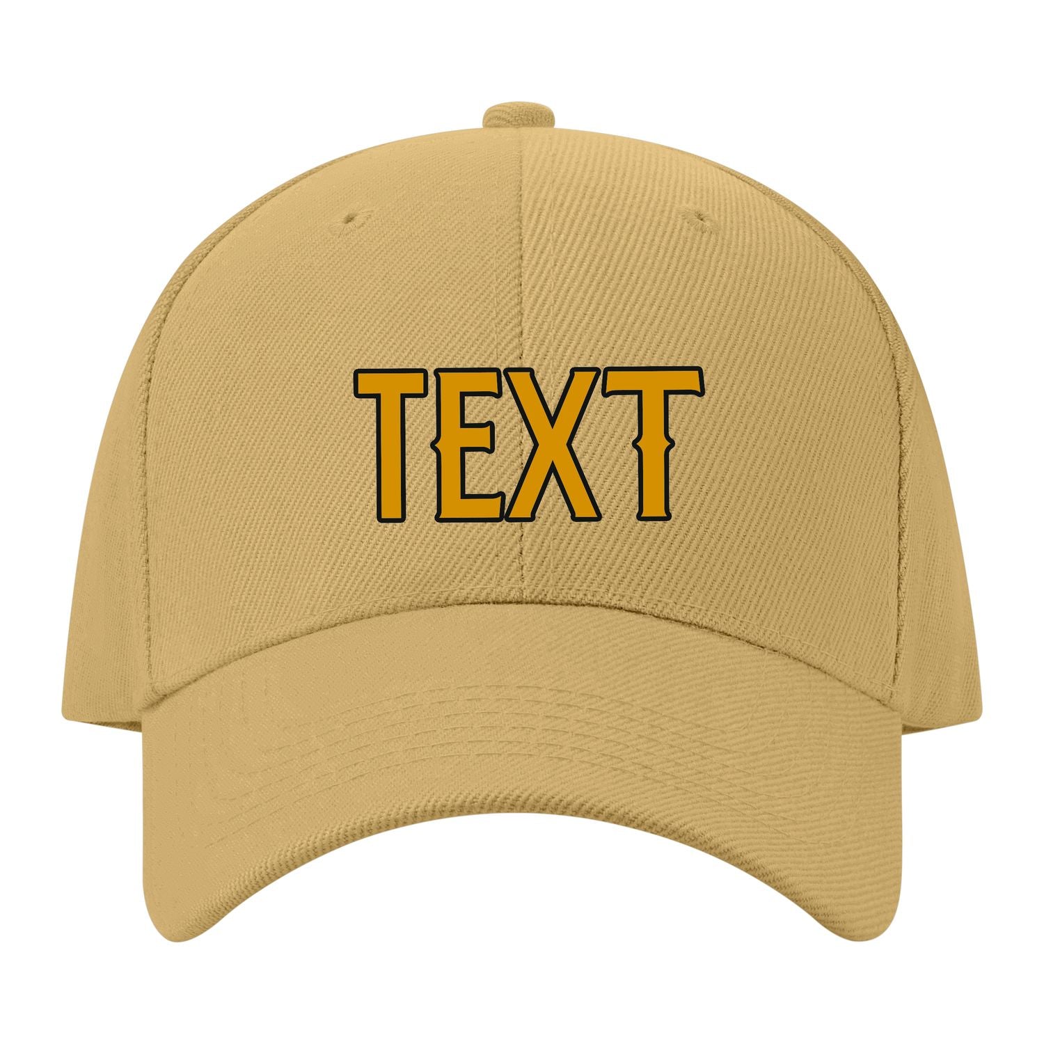 Custom Goldenrod Sky Blue Hat 25B21719