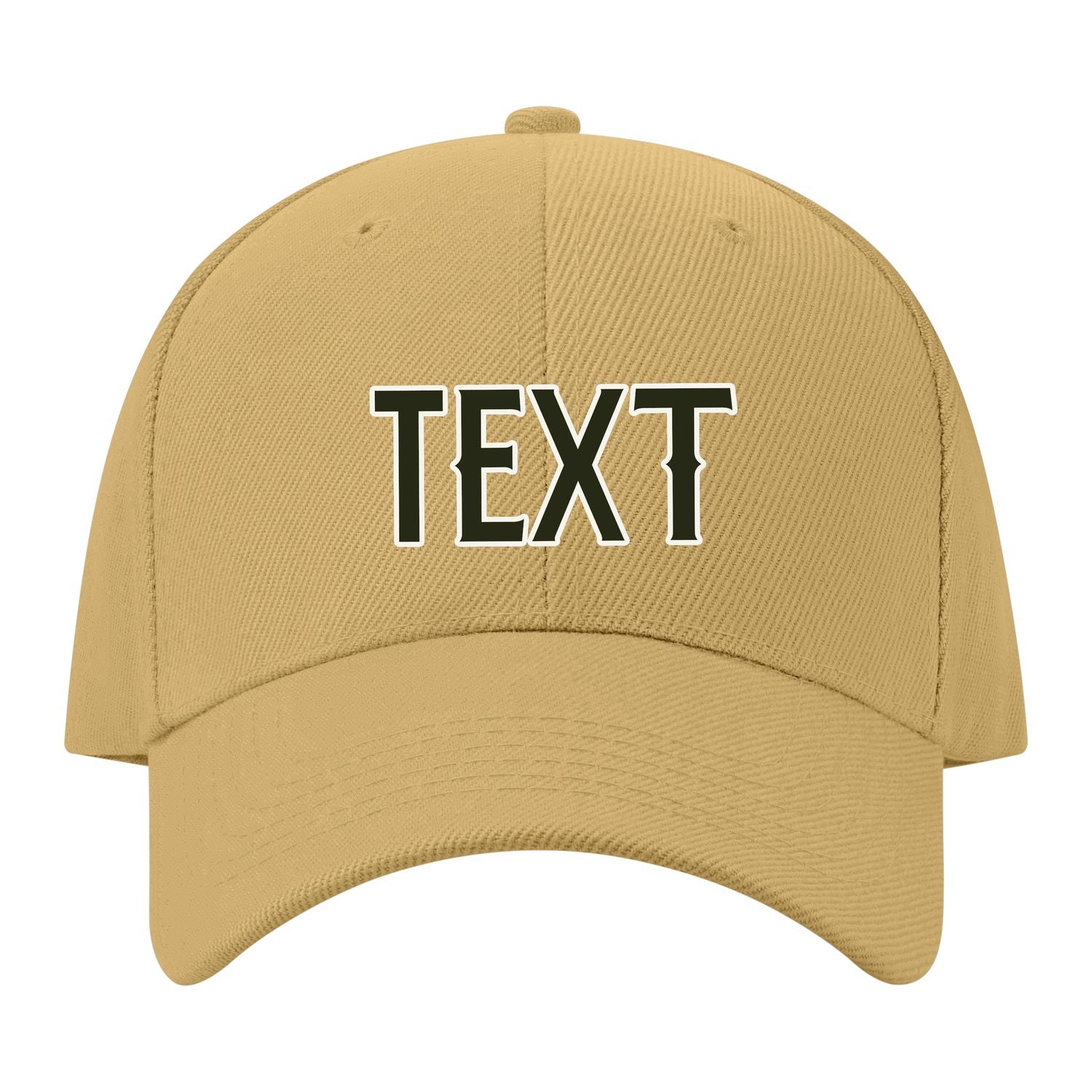 Custom Goldenrod White Hat 25B21802