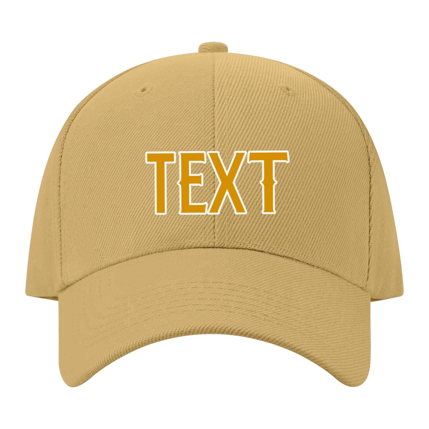 Custom Goldenrod Sky Blue Hat 25B21819
