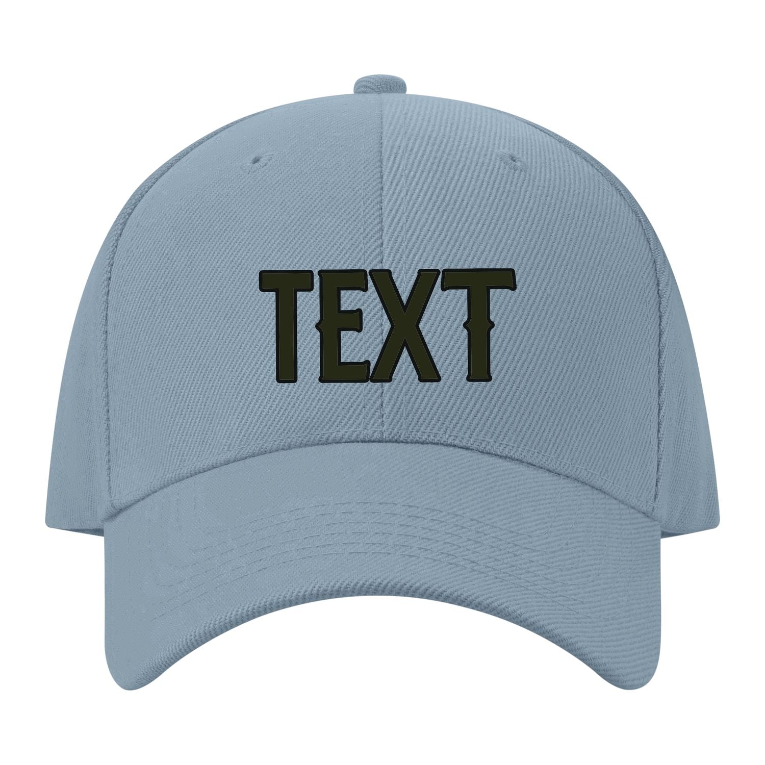 Custom Slate Gray White Hat 27B21702