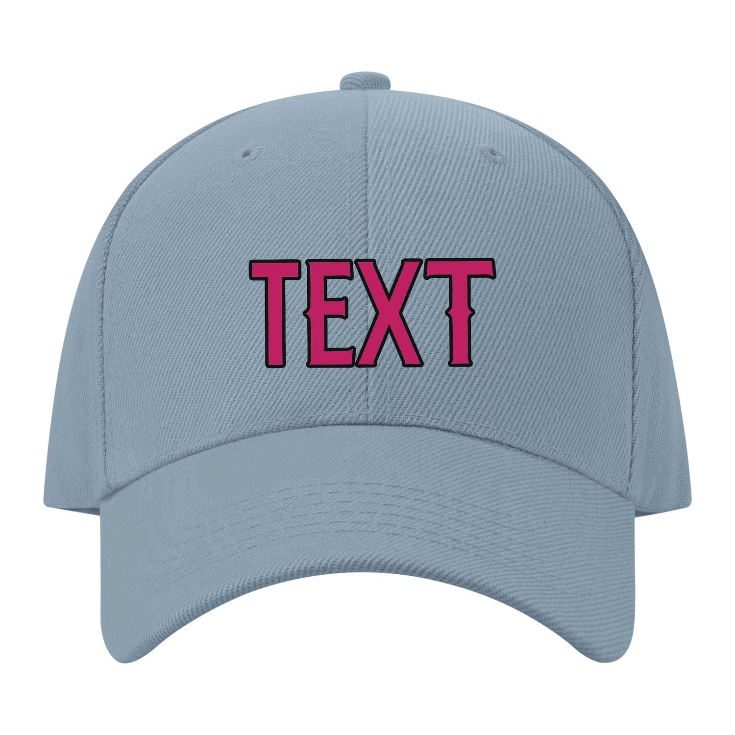 Custom Slate Gray Light Pink Hat 27B21713