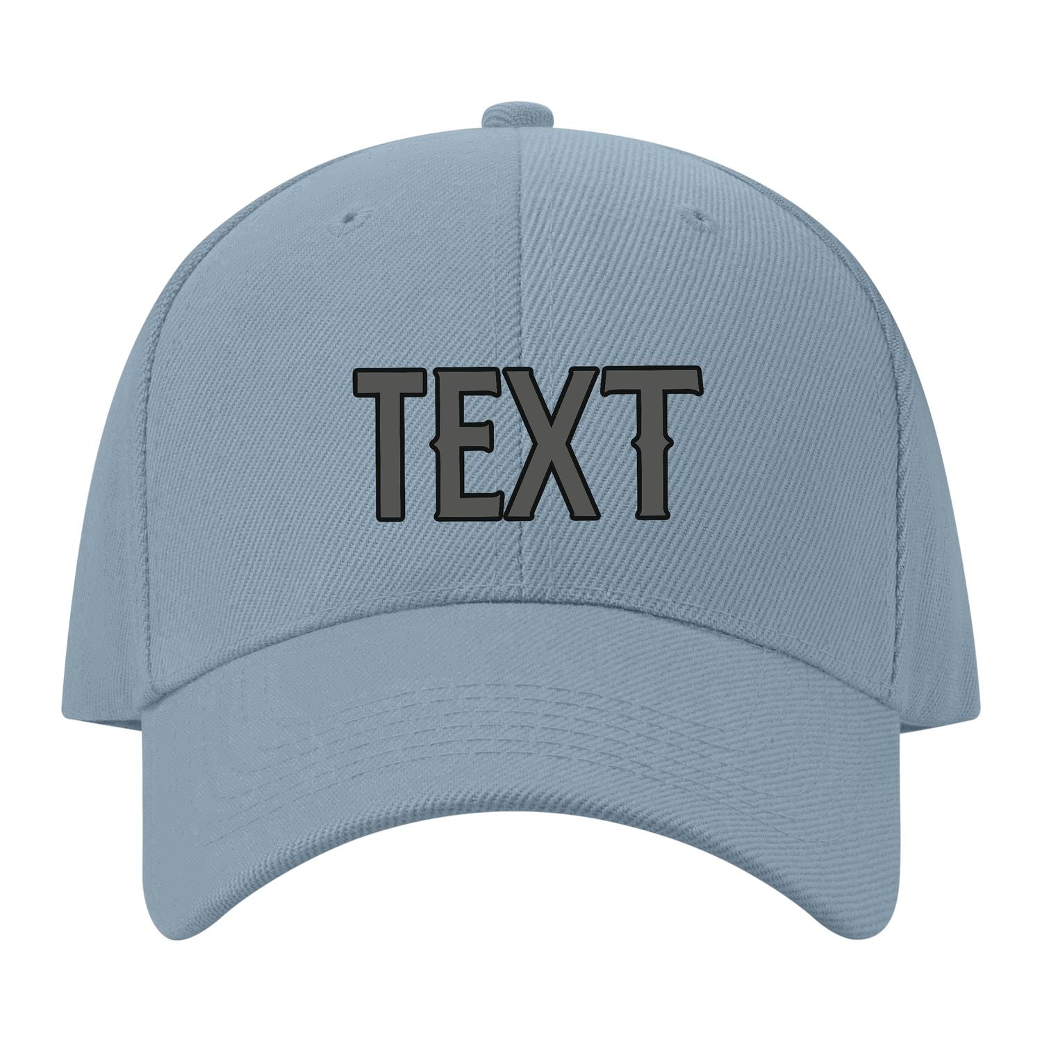 Custom Slate Gray Orange Hat 27B21720