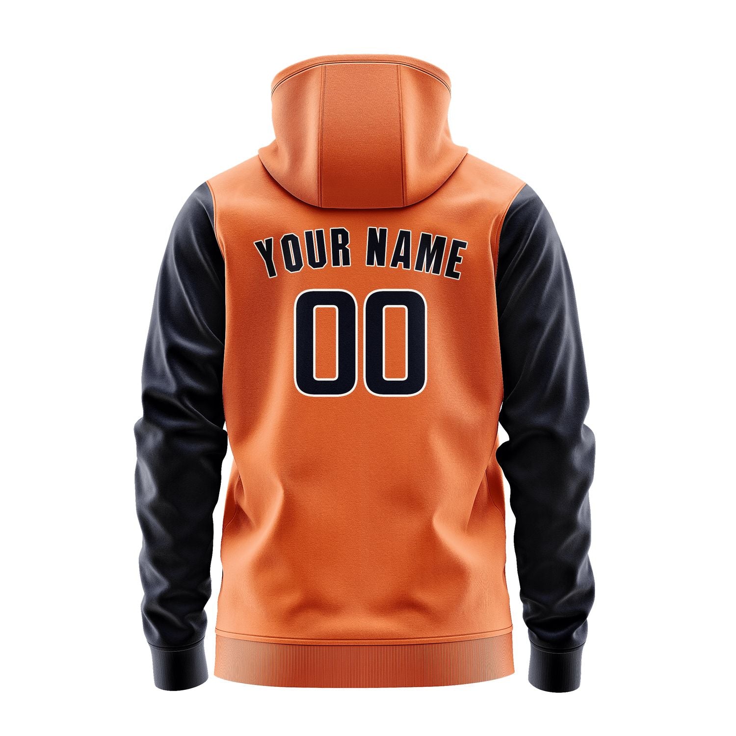Custom Orange Navy Hoodie 2828111128B31811
