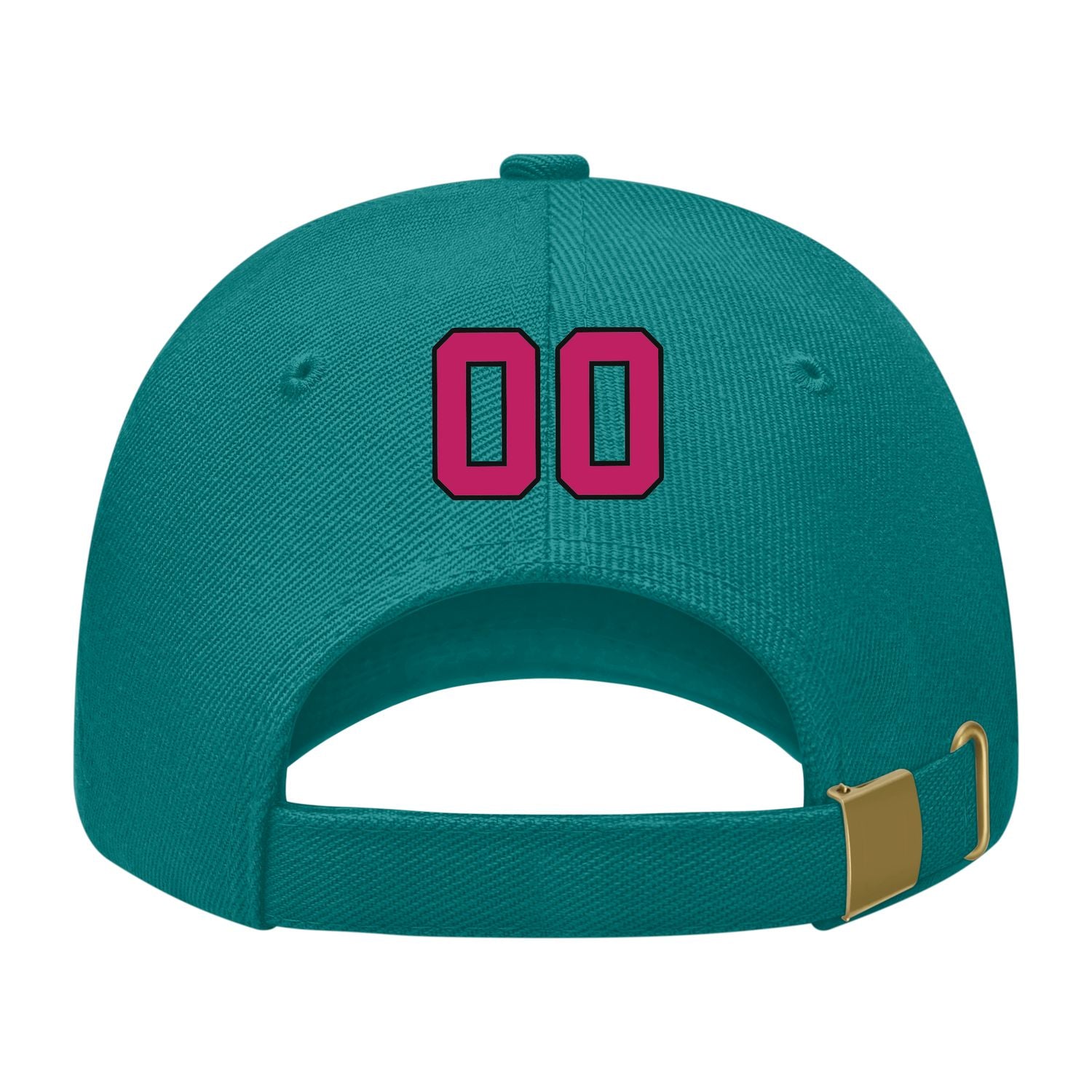 Custom Blue Green Light Pink Hat 28B21713