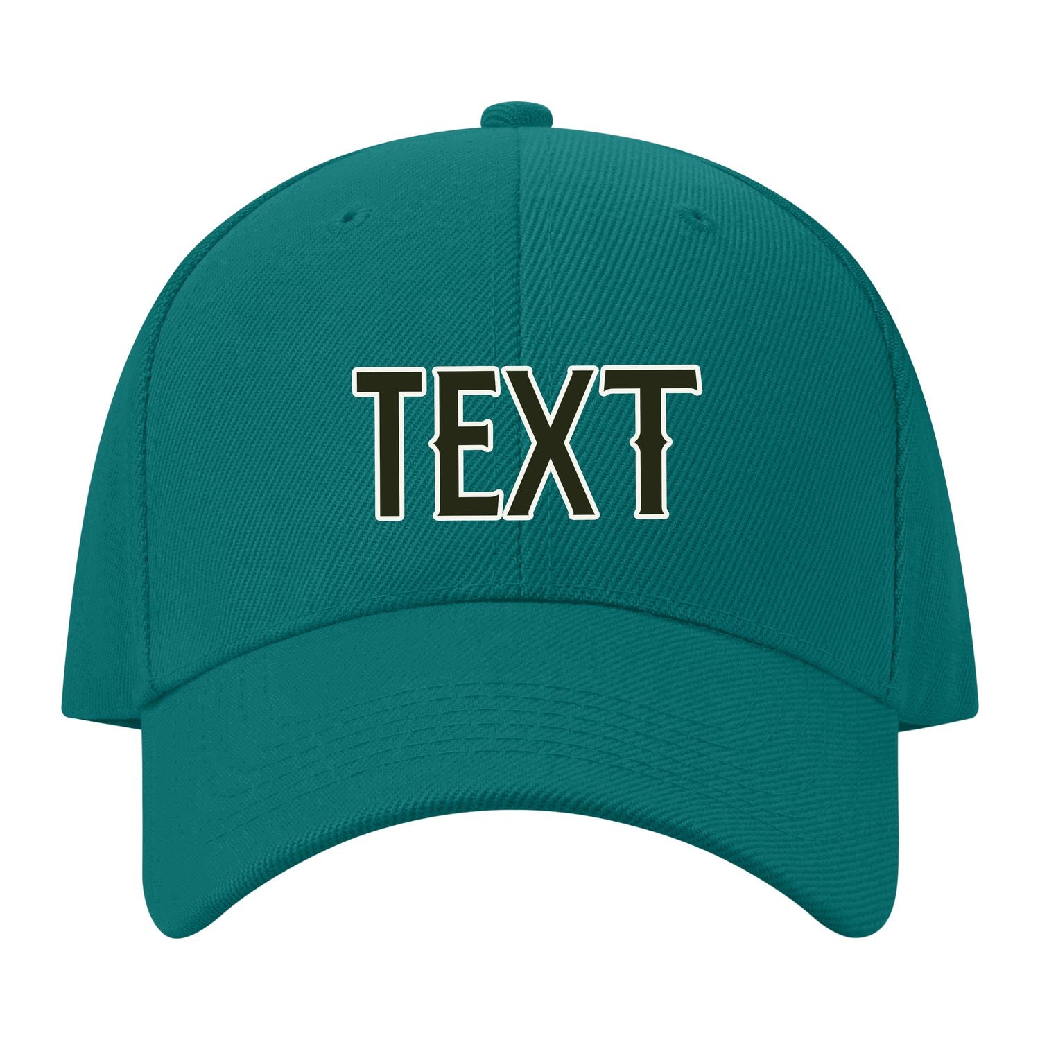 Custom Blue Green White Hat 28B21802