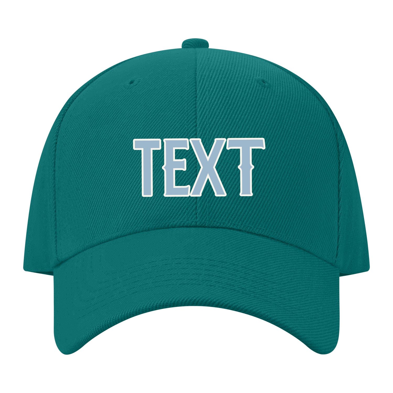 Custom Blue Green Dark Grey Hat 28B21808
