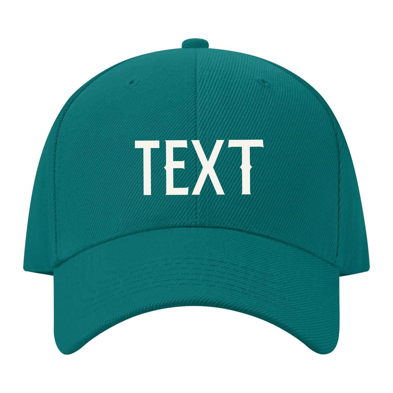 Custom Blue Green Pale Ice Blue Hat 28B21818