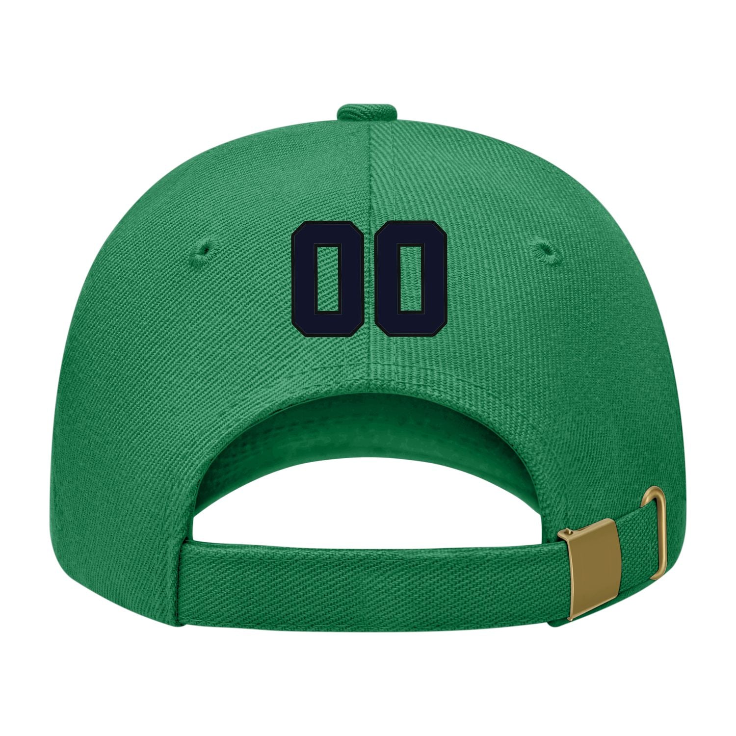 Custom Emerald Green Pale Peach Hat 29B21711
