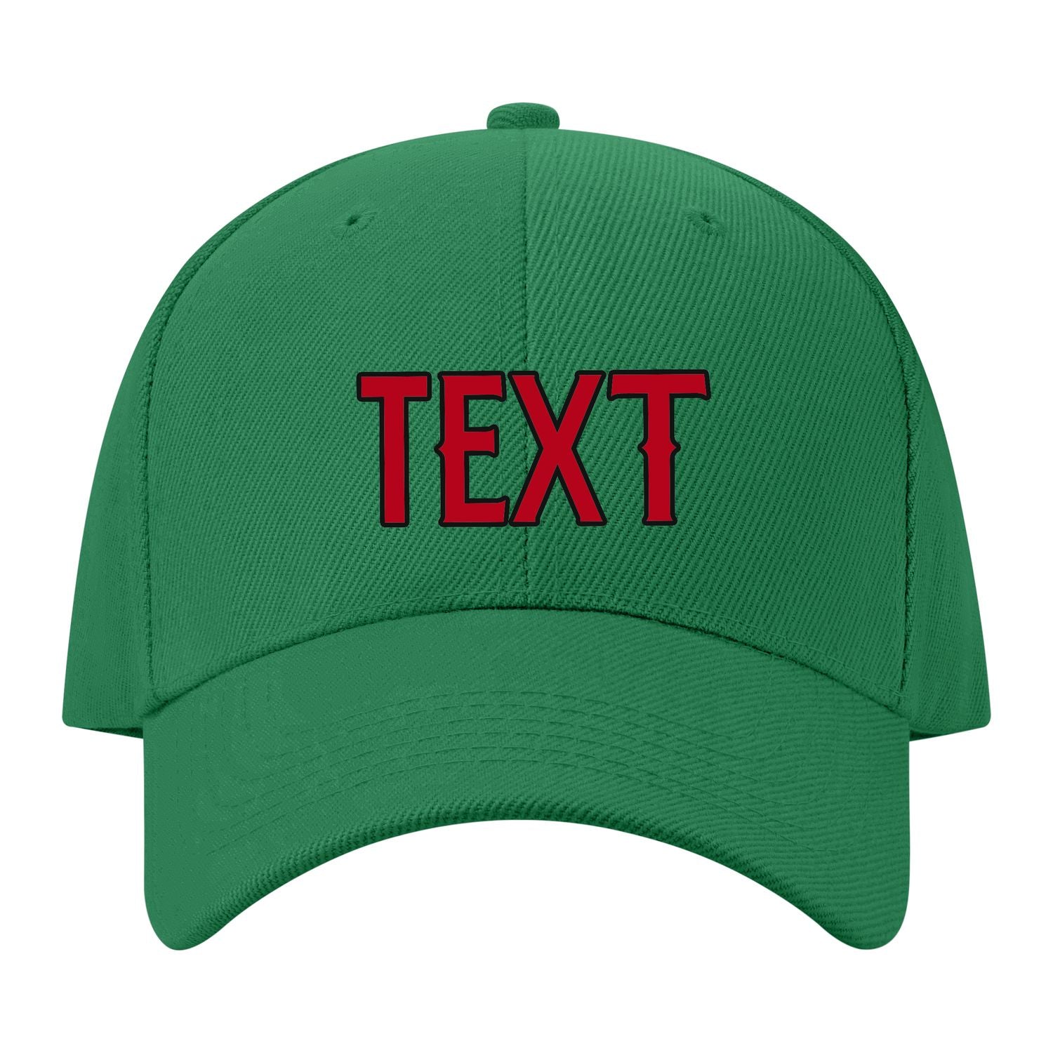 Custom Emerald Green Crimson Red Hat 29B21714