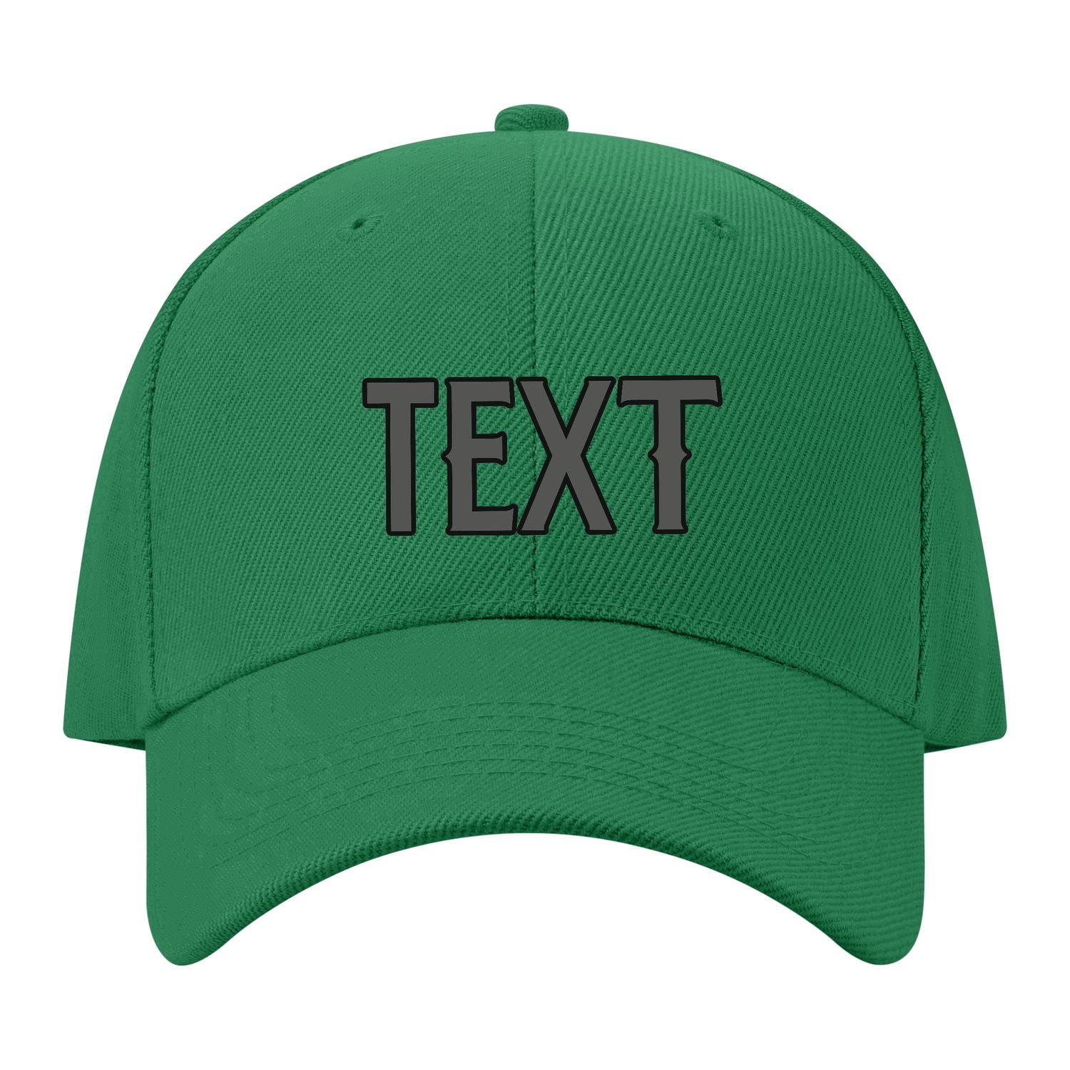 Custom Emerald Green Orange Hat 29B21720