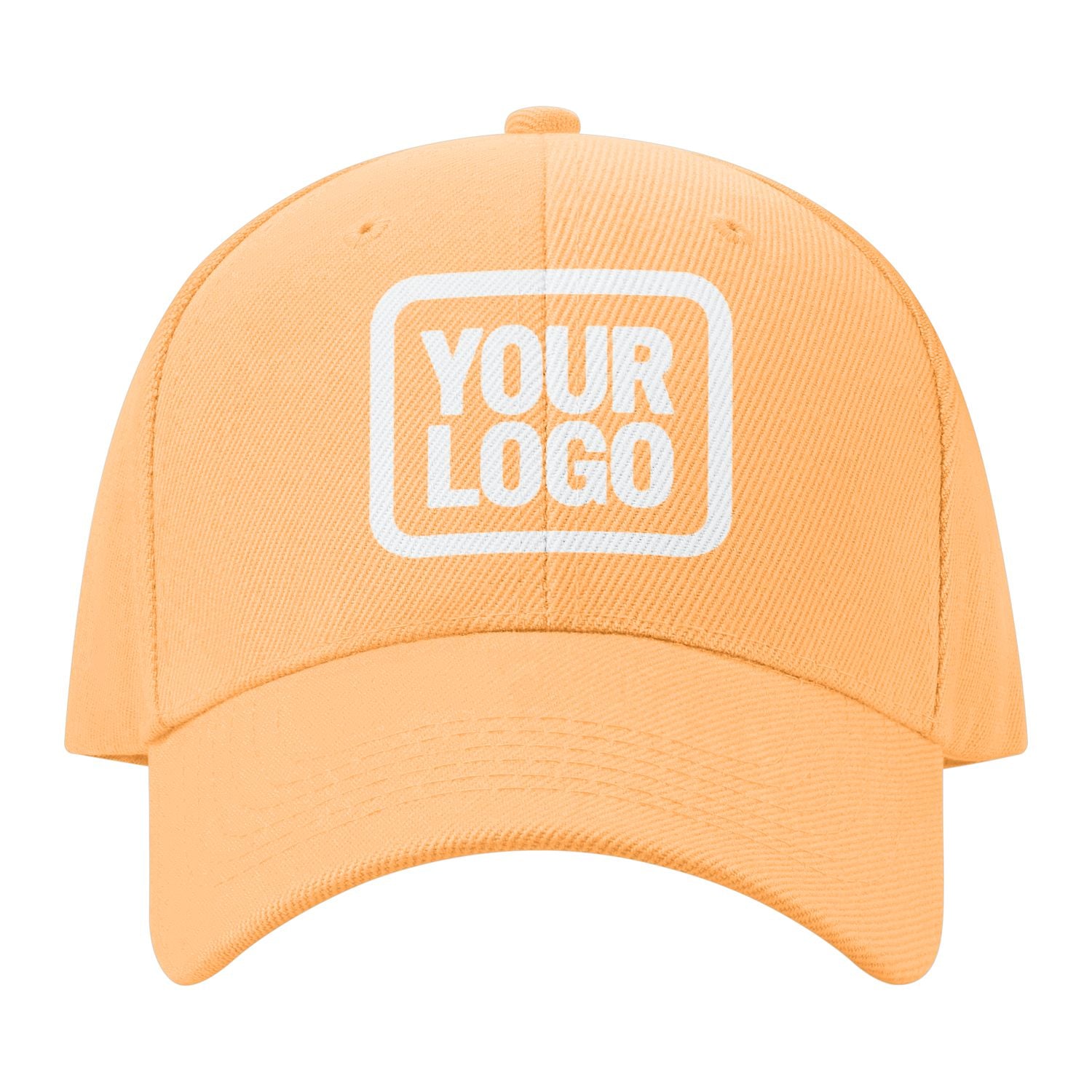 Custom Peach Powder Pale Ice Blue Hat 30B118