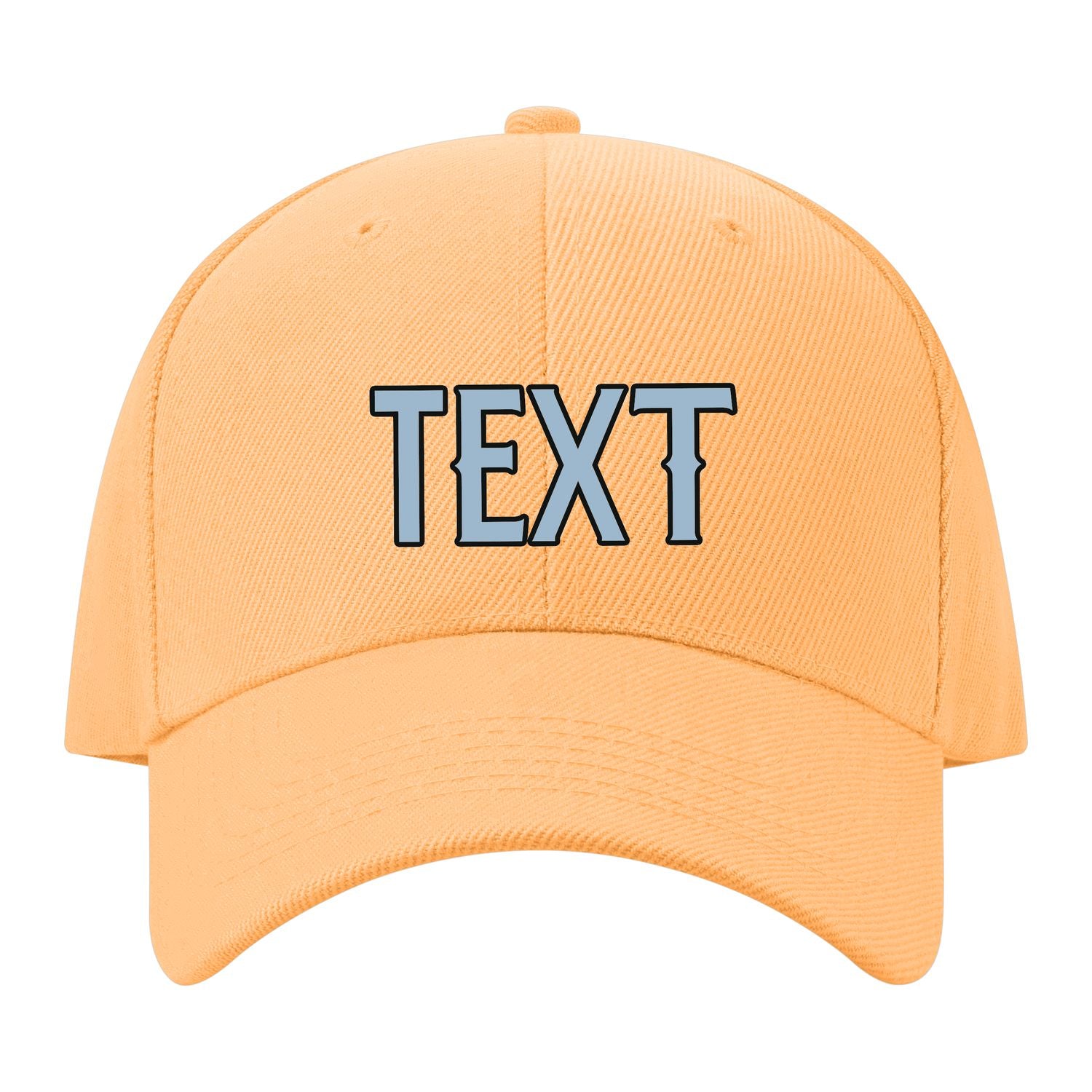 Custom Peach Powder Dark Grey Hat 30B21708
