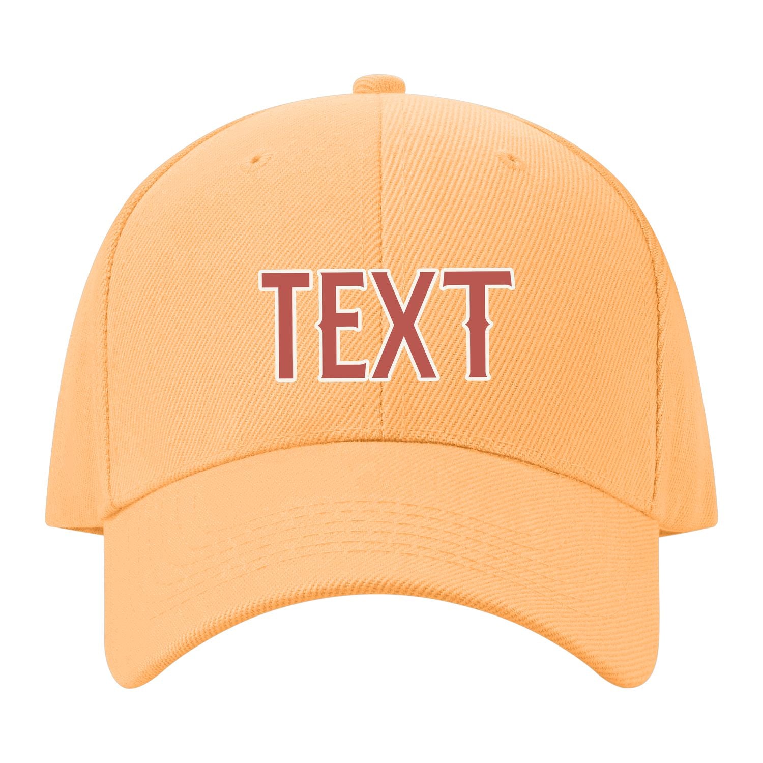 Custom Peach Powder Emerald Green Hat 30B21829