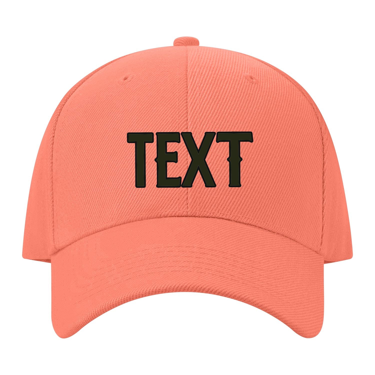 Custom Coral Pink White Hat 31B21702