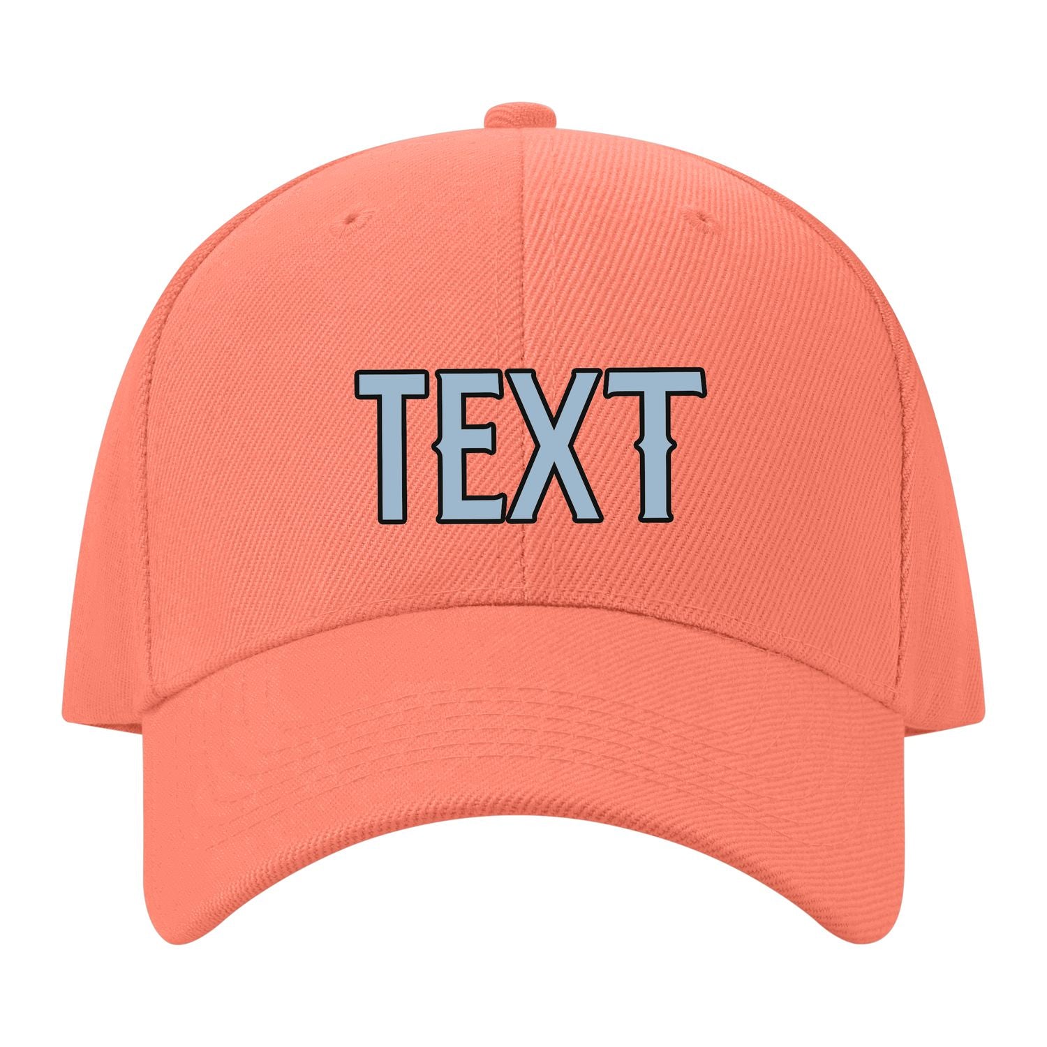 Custom Coral Pink Dark Grey Hat 31B21708