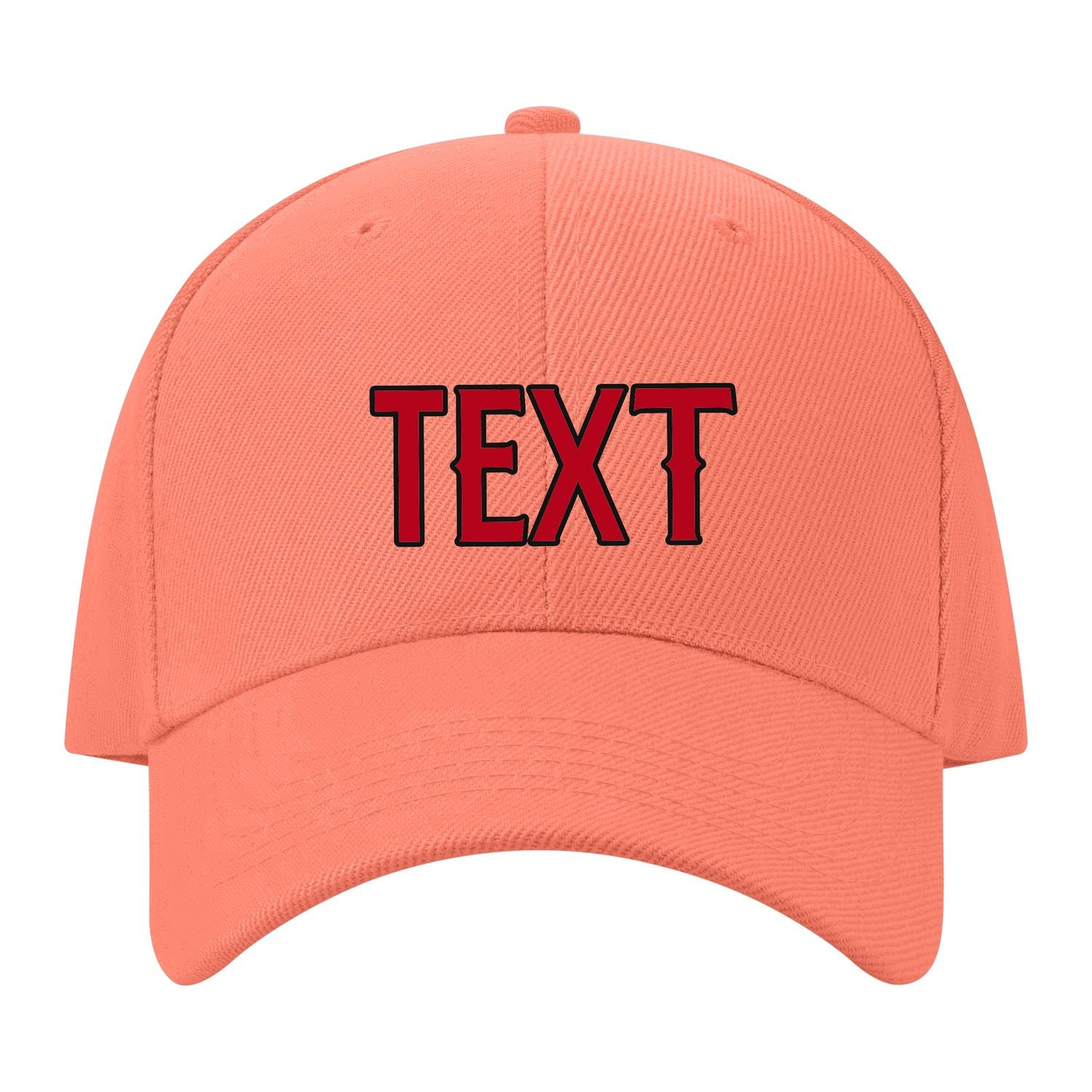 Custom Coral Pink Crimson Red Hat 31B21714
