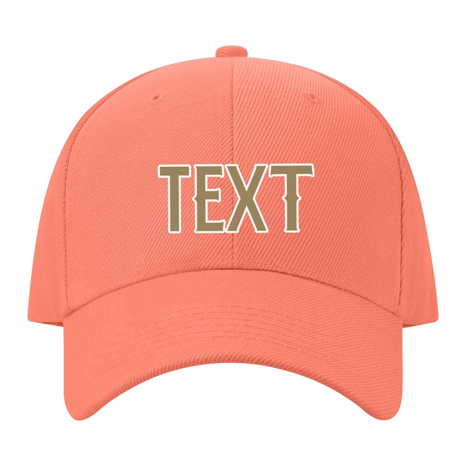 Custom Coral Pink Goldenrod Hat 31B21825