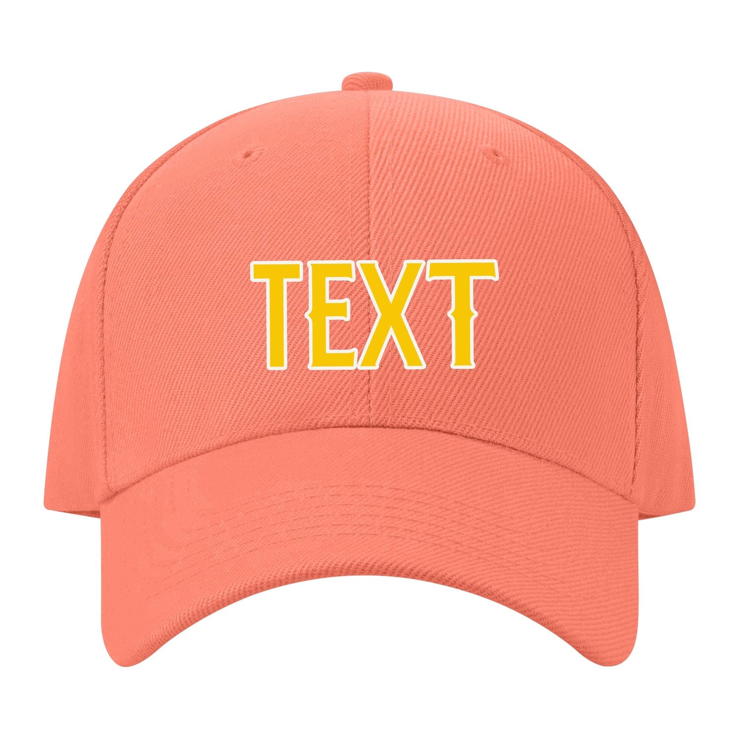 Custom Coral Pink Peach Powder Hat 31B21830