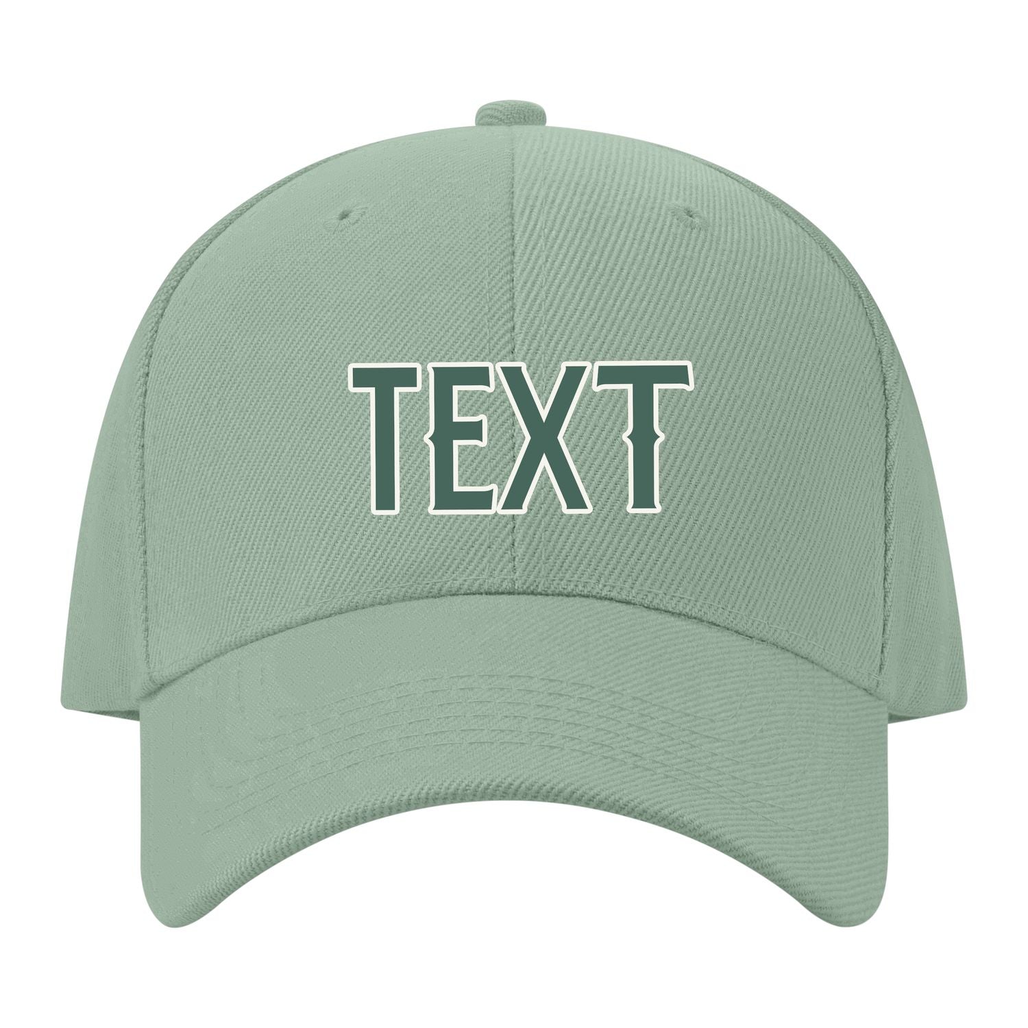 Custom Ash Green Slate Gray Hat 32B21827