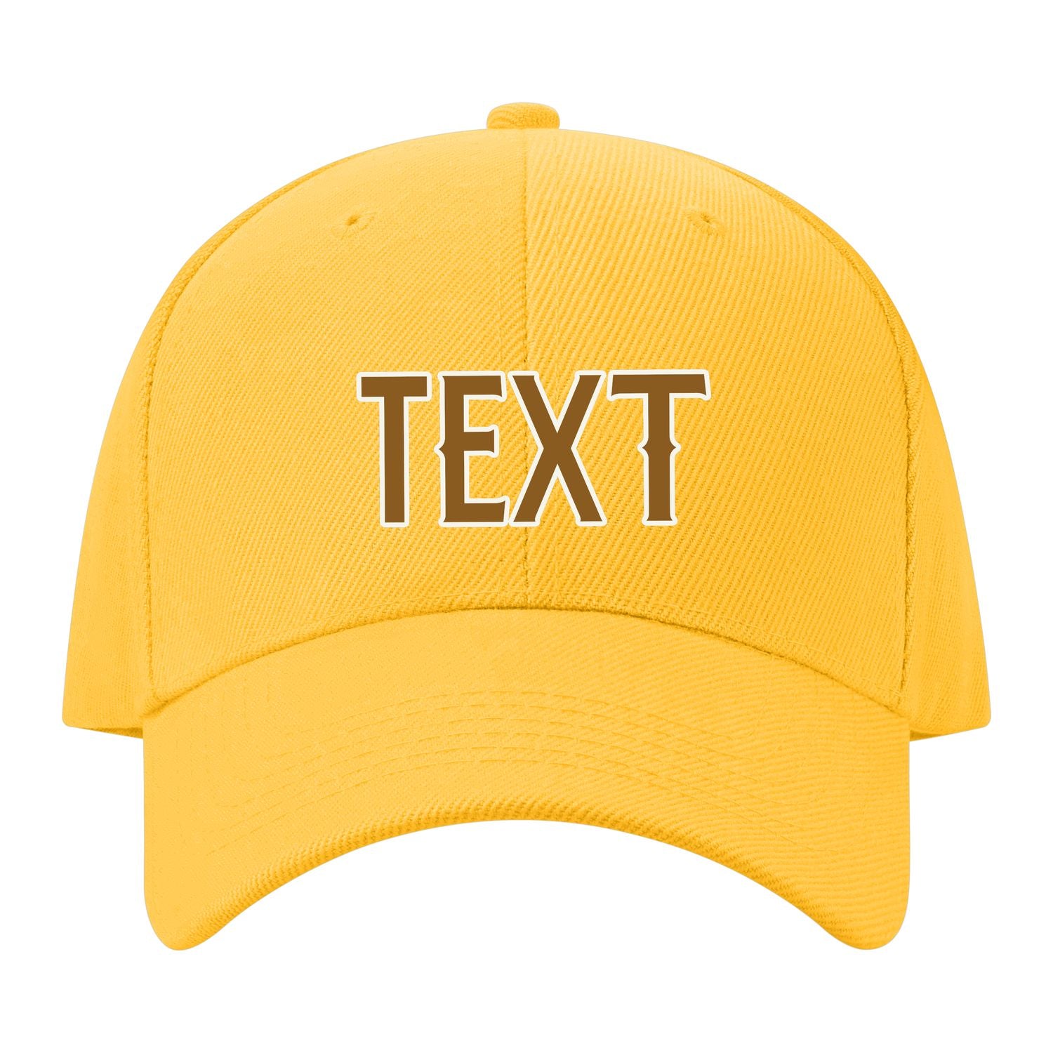 Custom Gold Dark Green Hat 33B21822