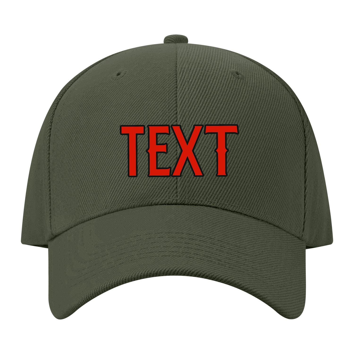 Custom Dark Green Lavender Gray Hat 34B21712