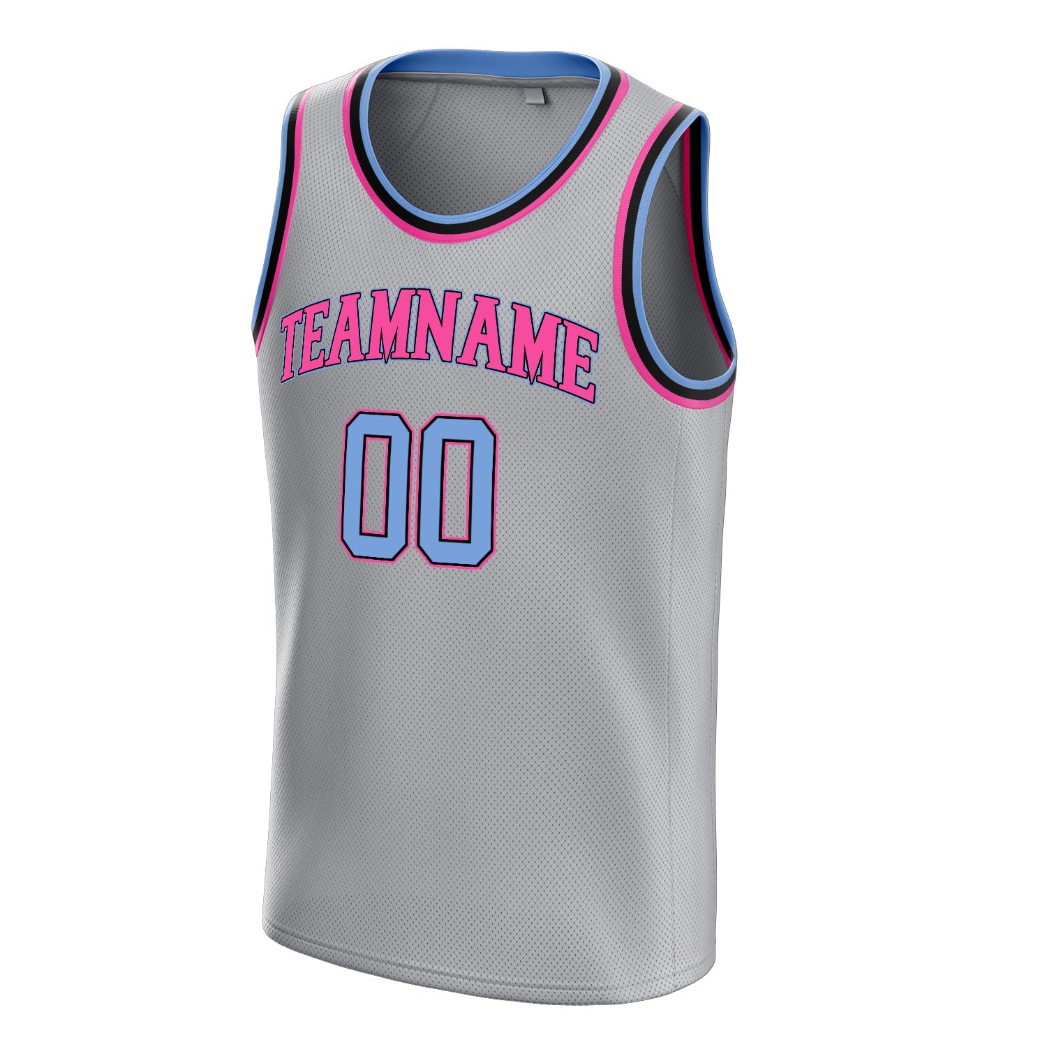 Custom Gray Purple Solid-Color Basketball Jersey