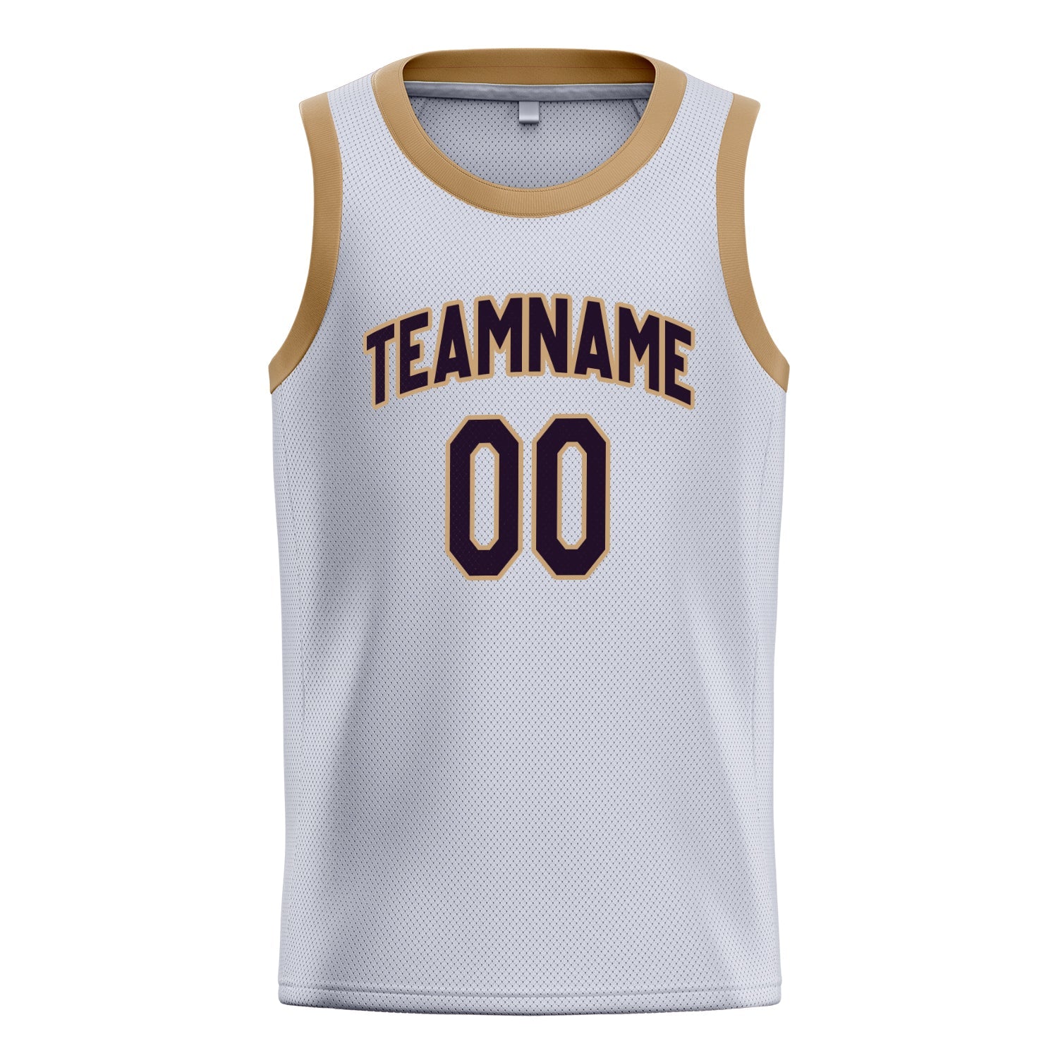 Custom White Black Solid-Color Basketball Jersey