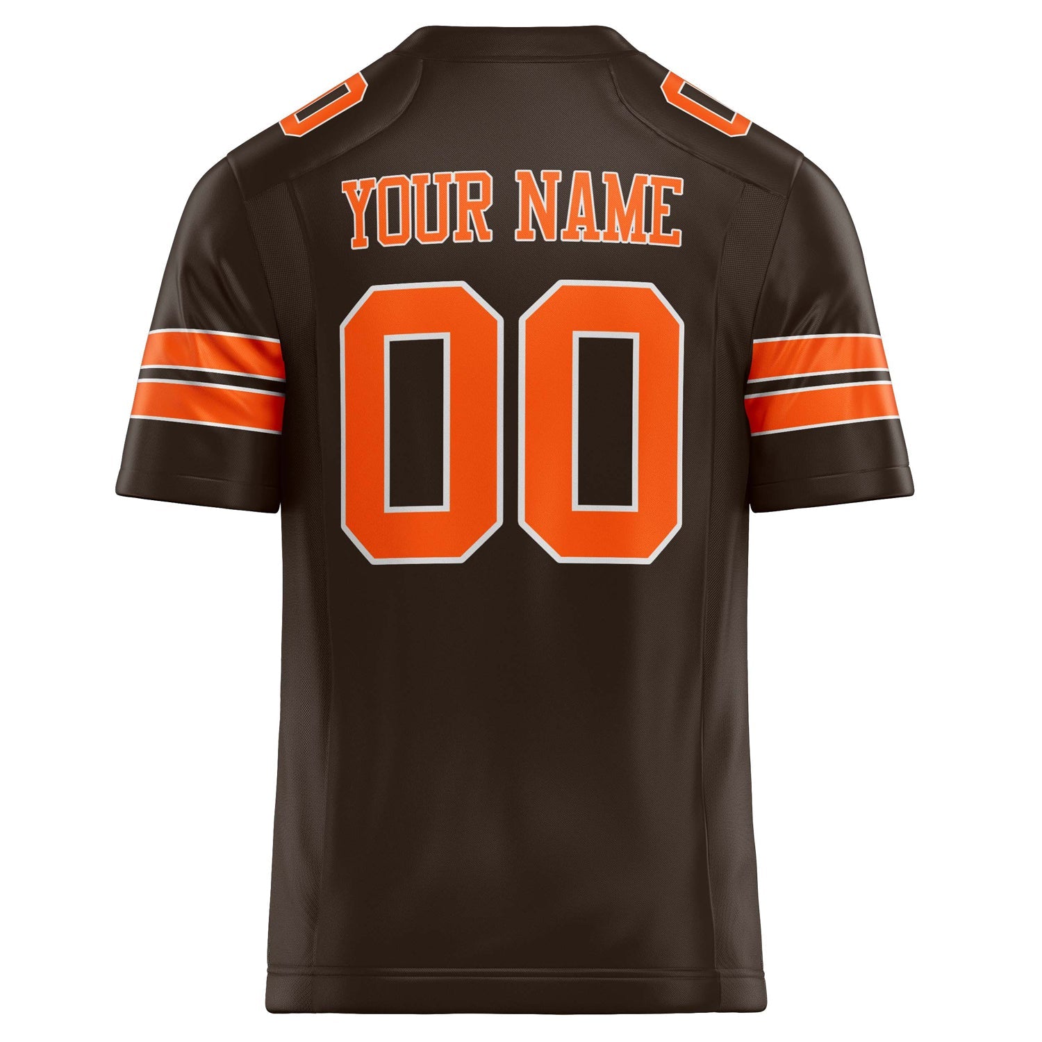 Custom  orange Solid Colour Football Jersey