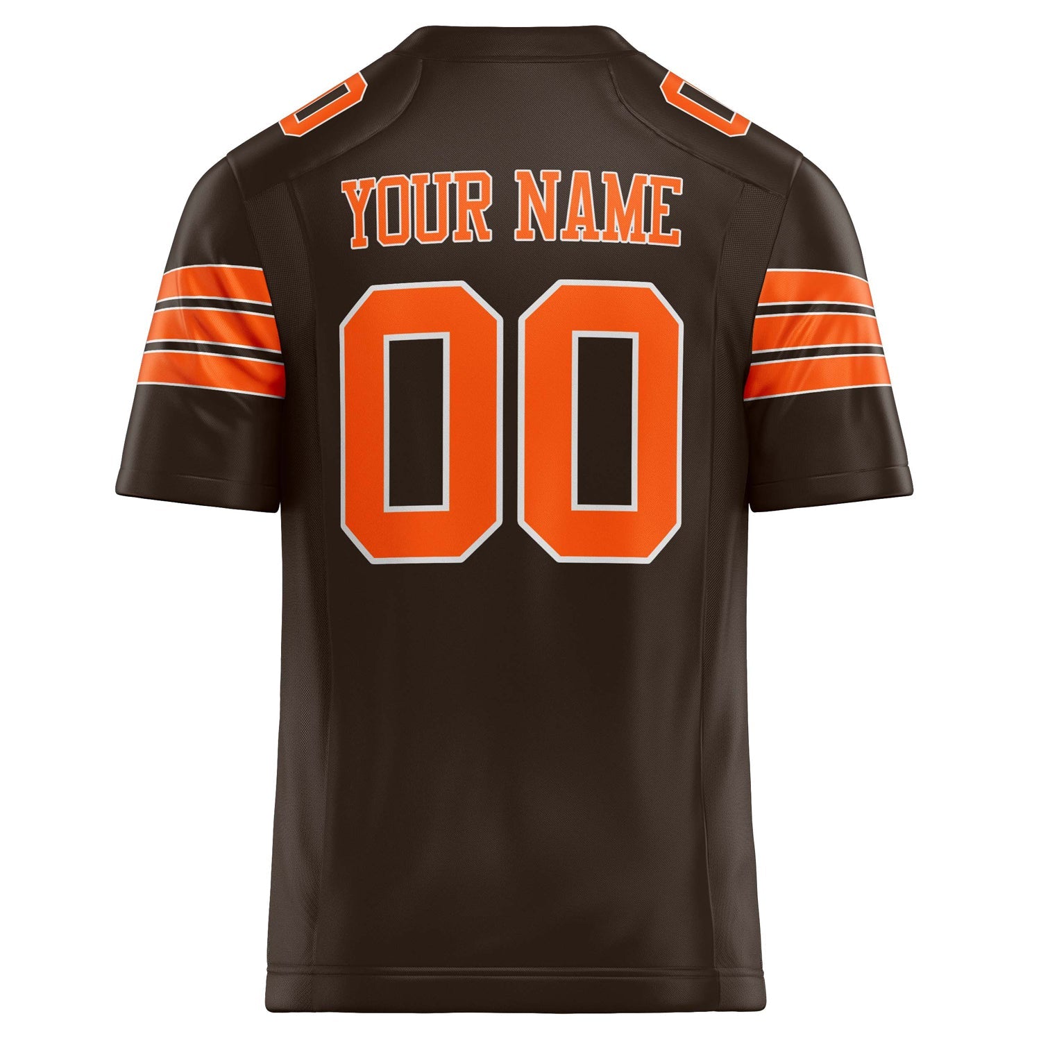 Custom  orange Solid Colour Football Jersey