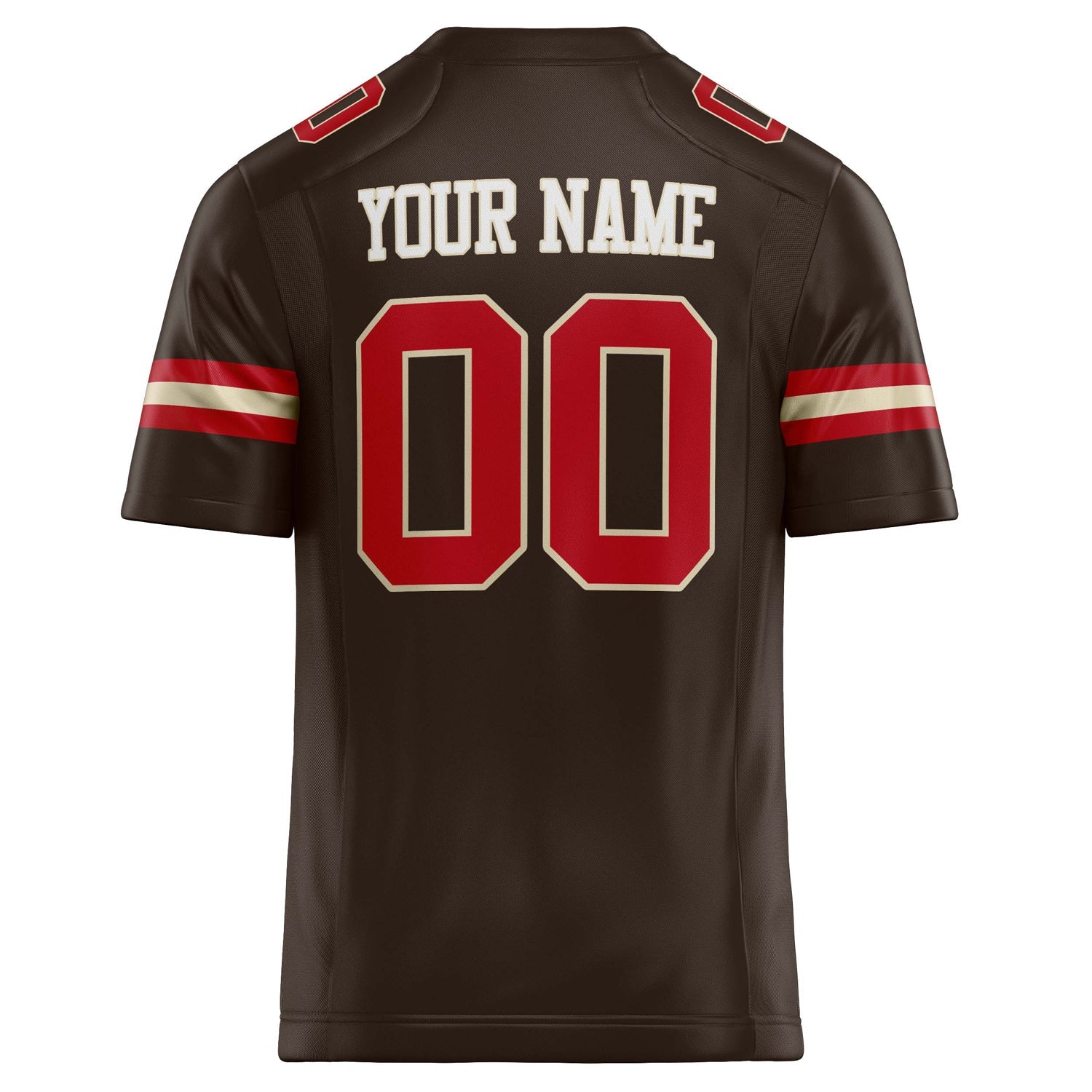 Custom  red Solid Colour Football Jersey