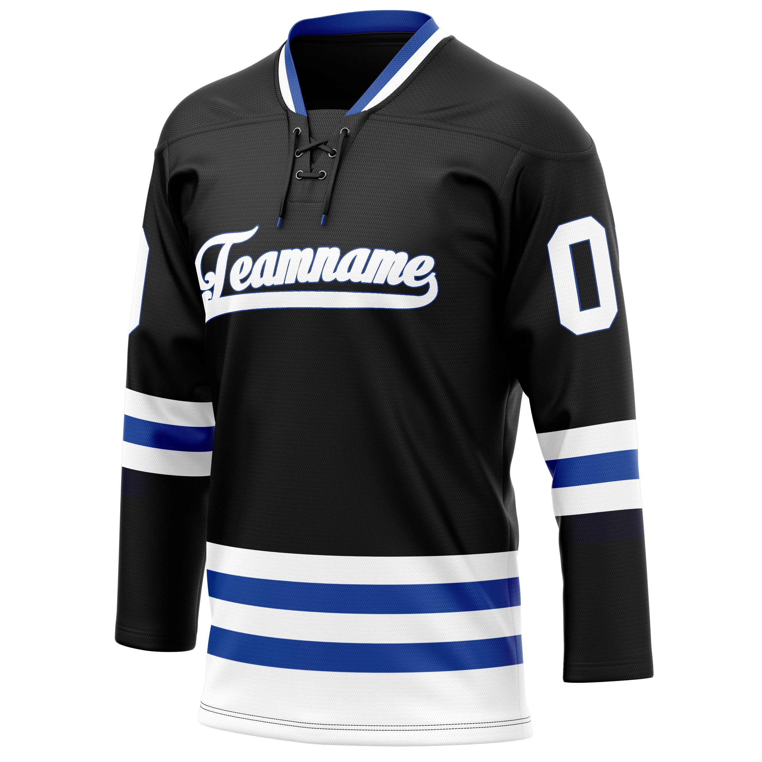 Custom Black Royal Solid Colour Hockey Jersey