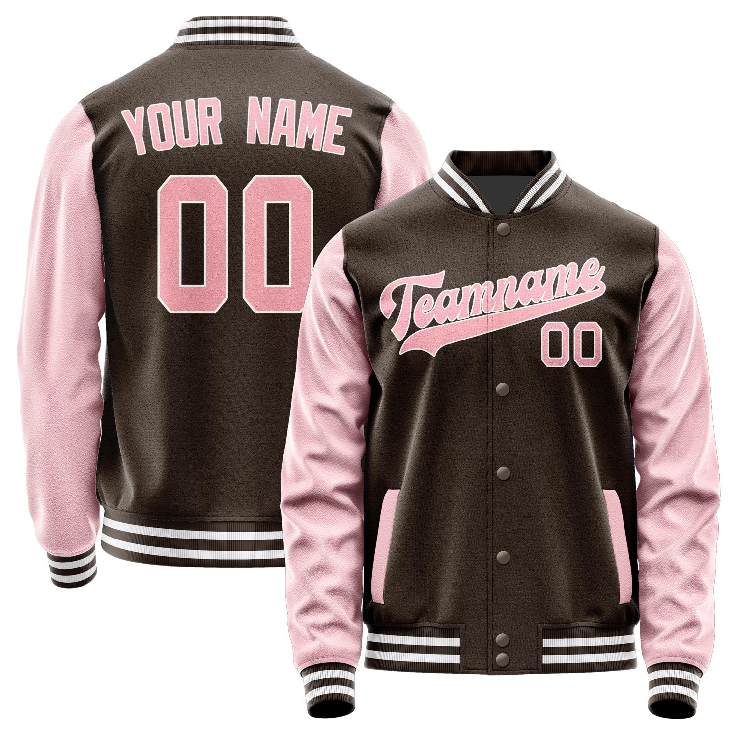 Custom Brown Light Pink Jacket JA0101210118B31821