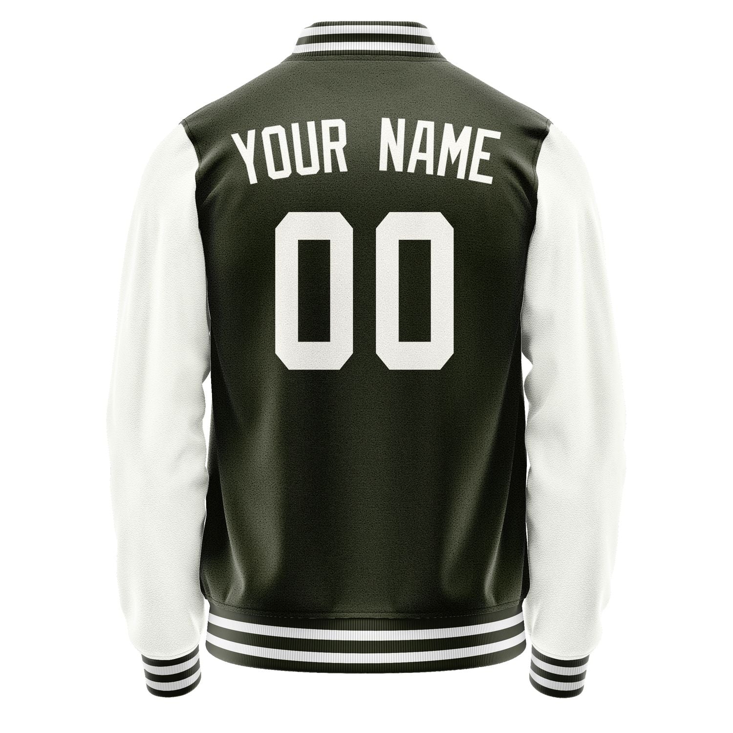 Custom Olive White Jacket JA0202180218B31818