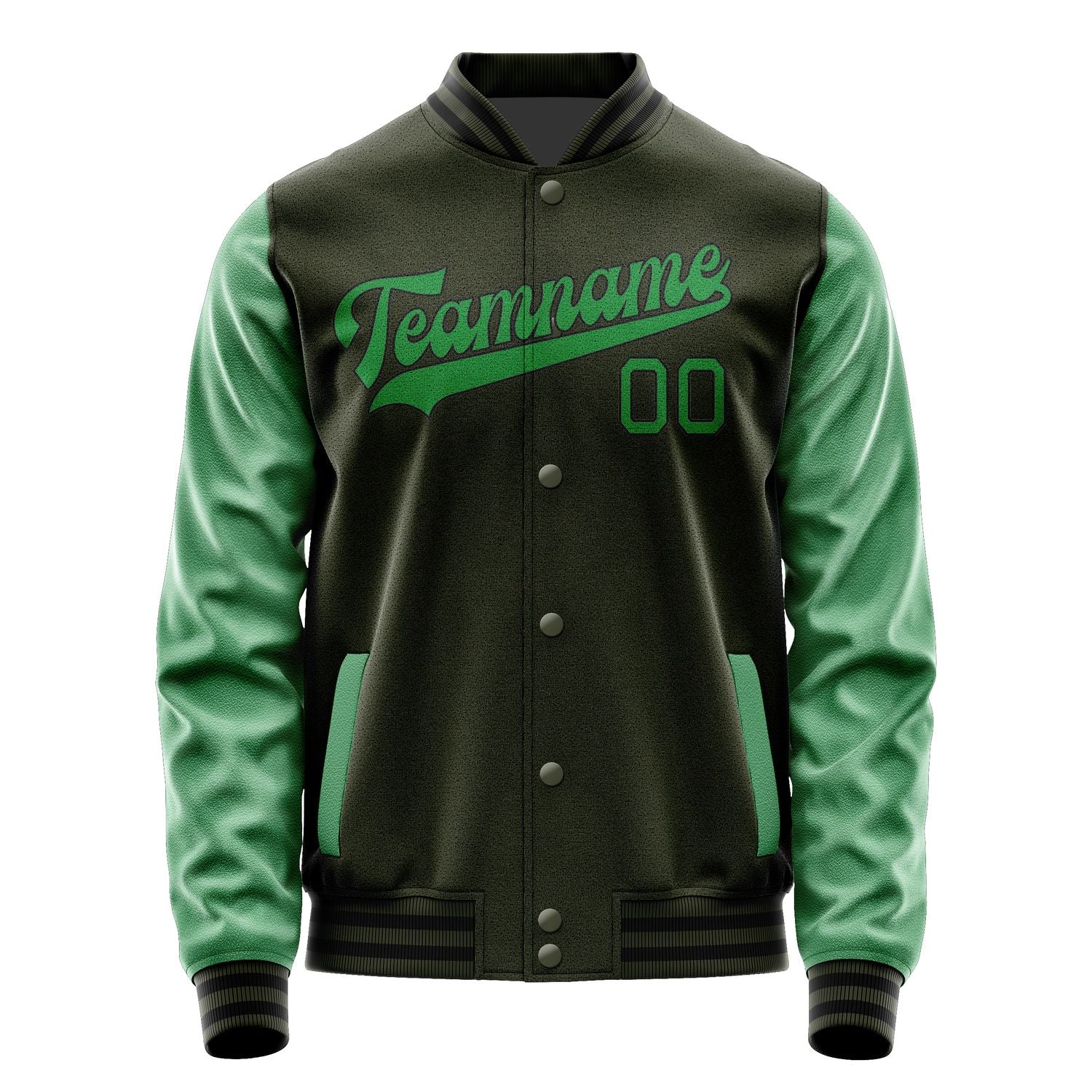 Custom Olive Emerald Green Jacket JA0202240217B31724