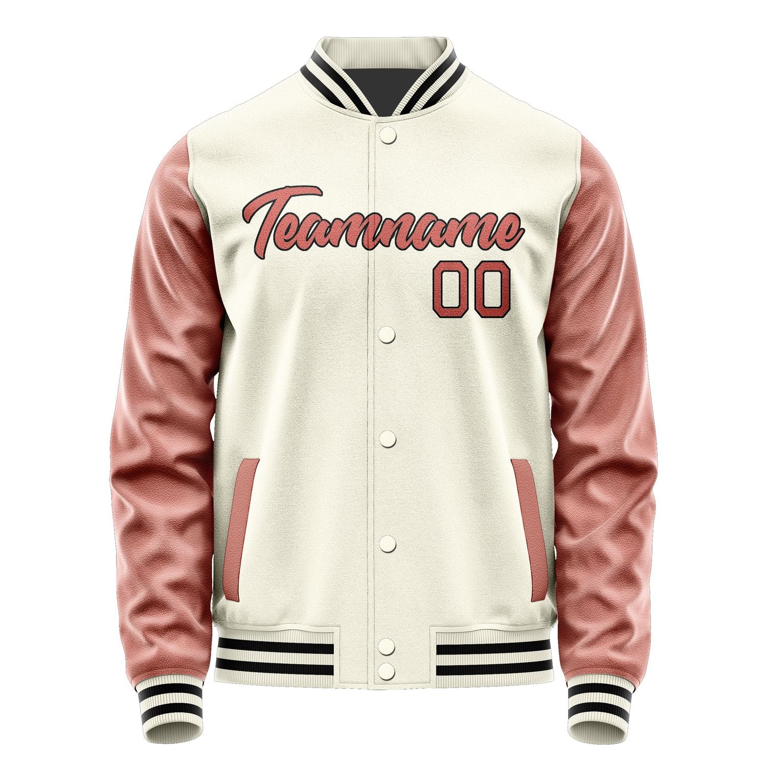 Custom Cream Copper Rose Jacket JA0303290317B21729