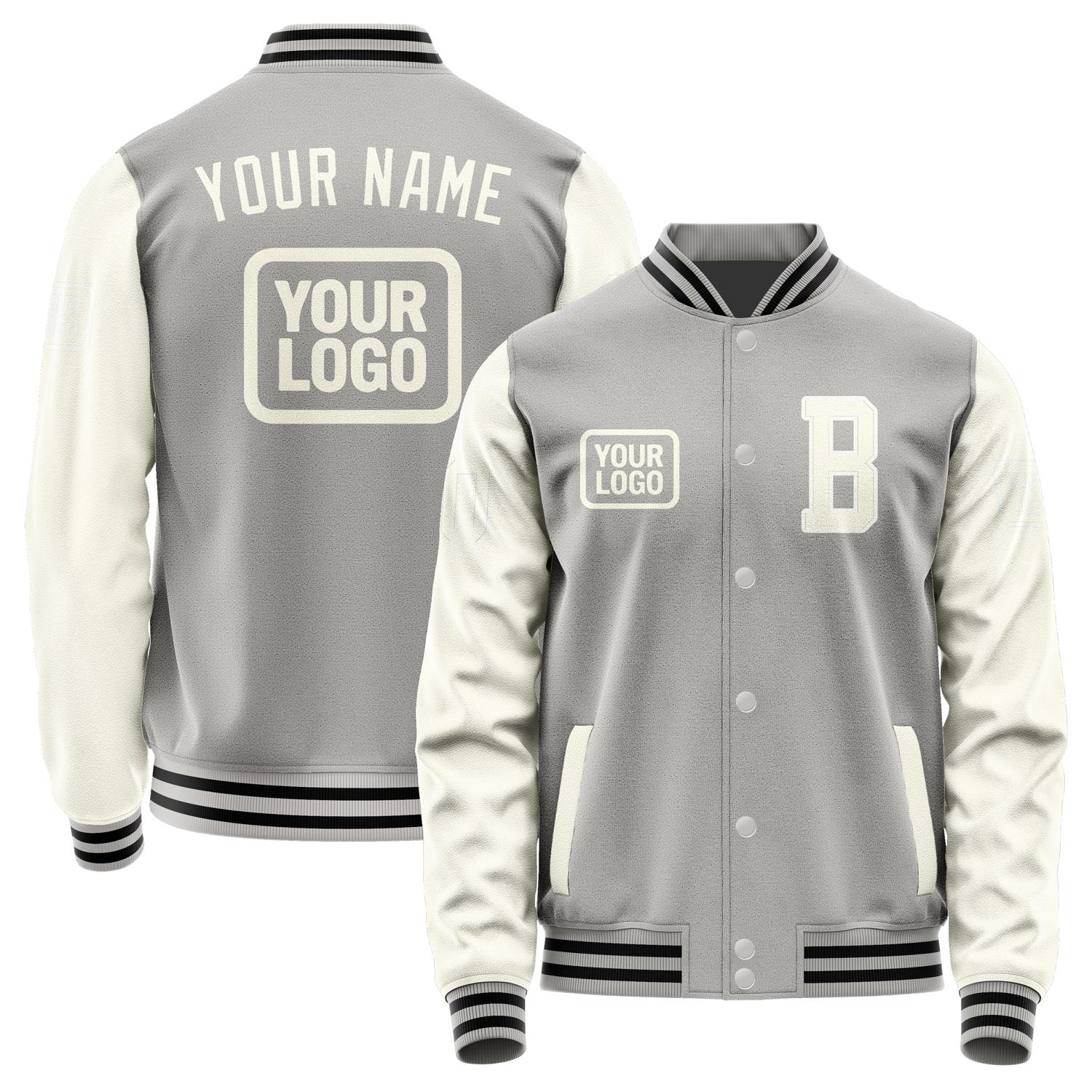 Custom Gray Cream Jacket JA040403041718030318
