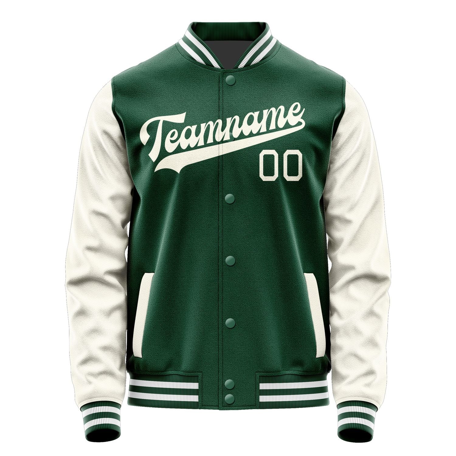 Custom Green Cream Jacket JA0505030518B31803