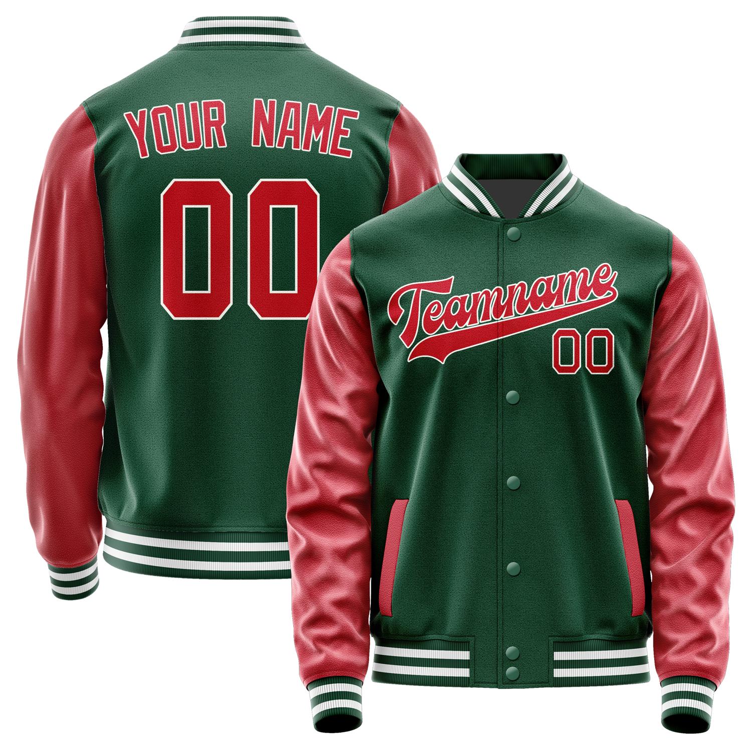 Custom Green Red Jacket JA0505140518B31814