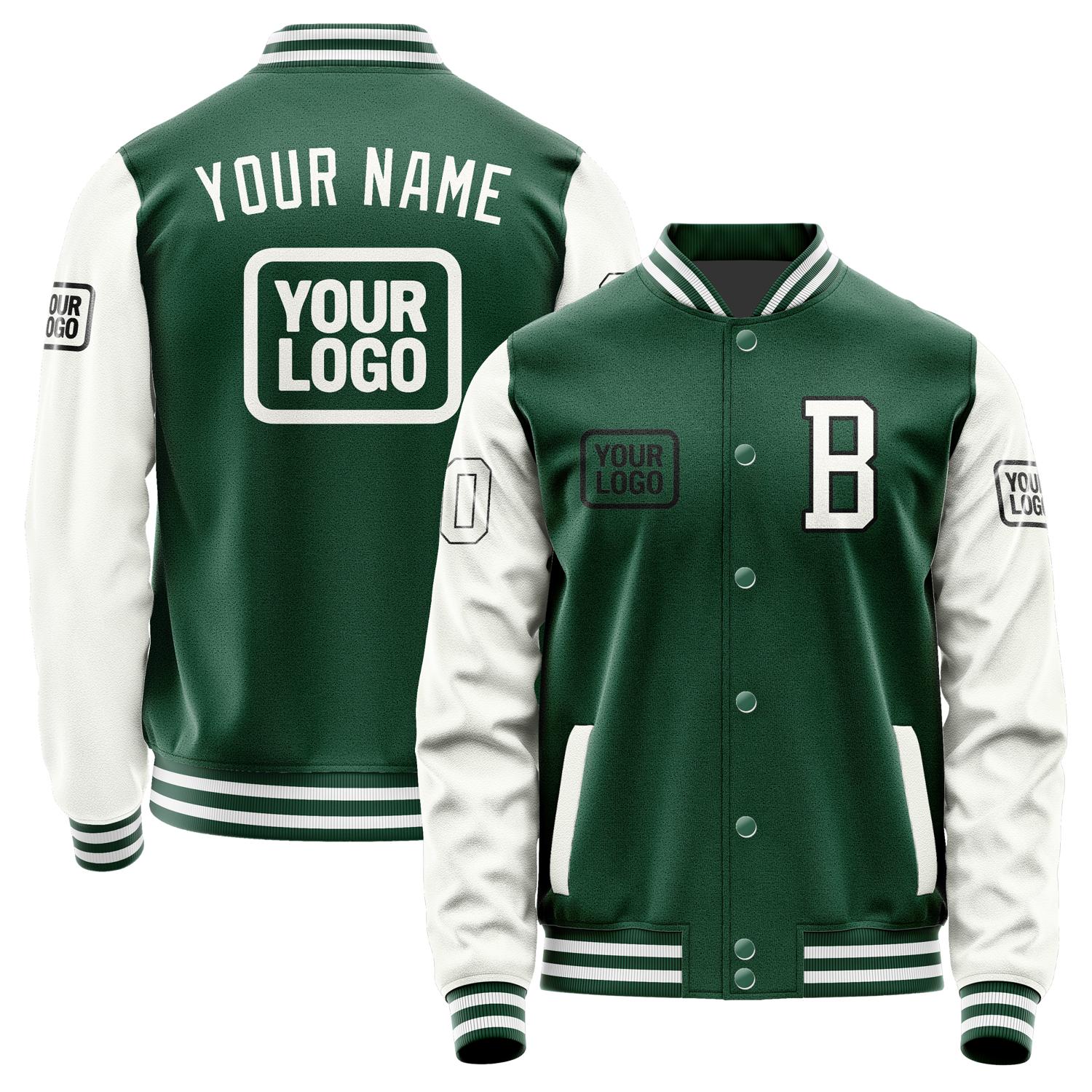 Custom Green White Jacket JA050518051817181817