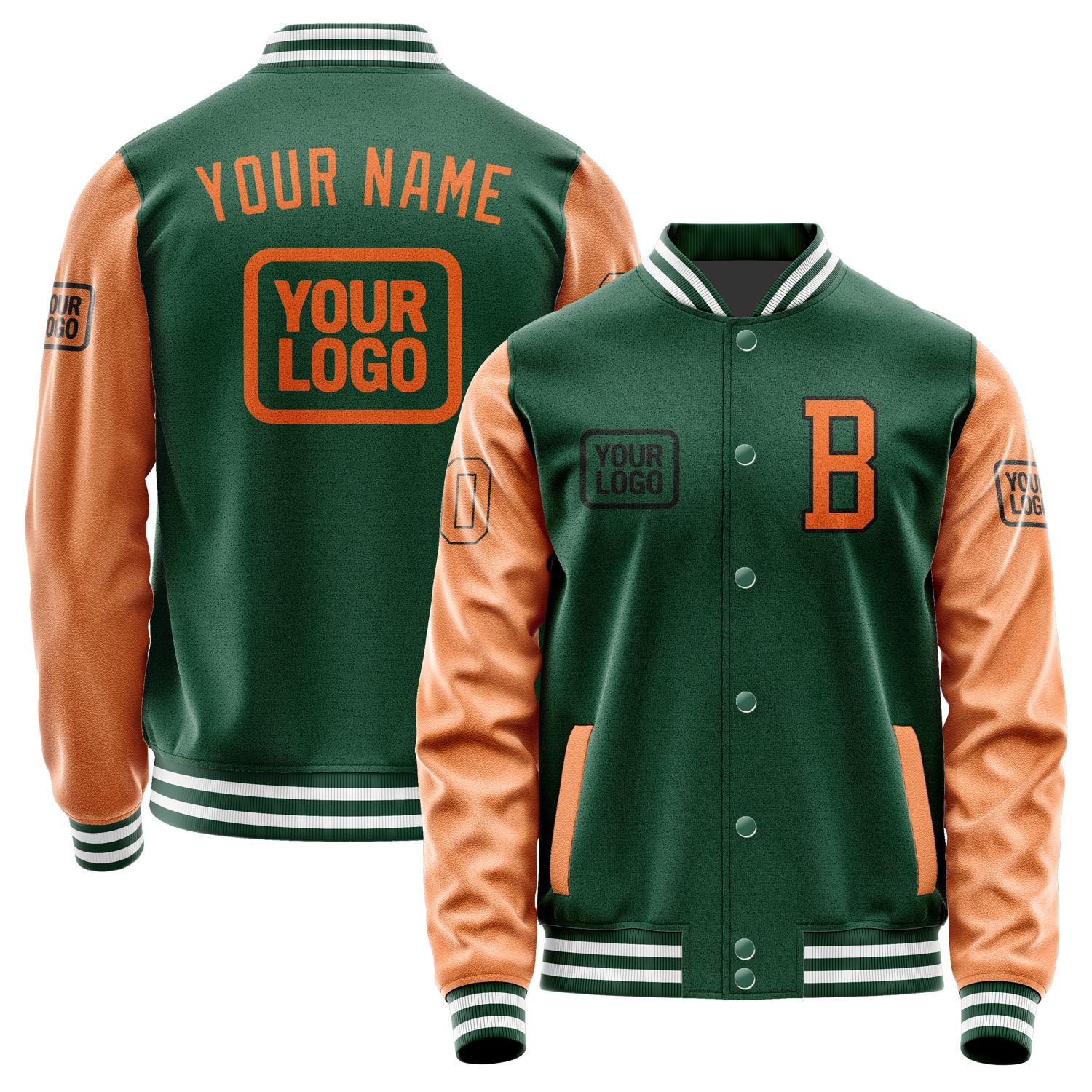 Custom Green Orange Jacket JA050528051817282817