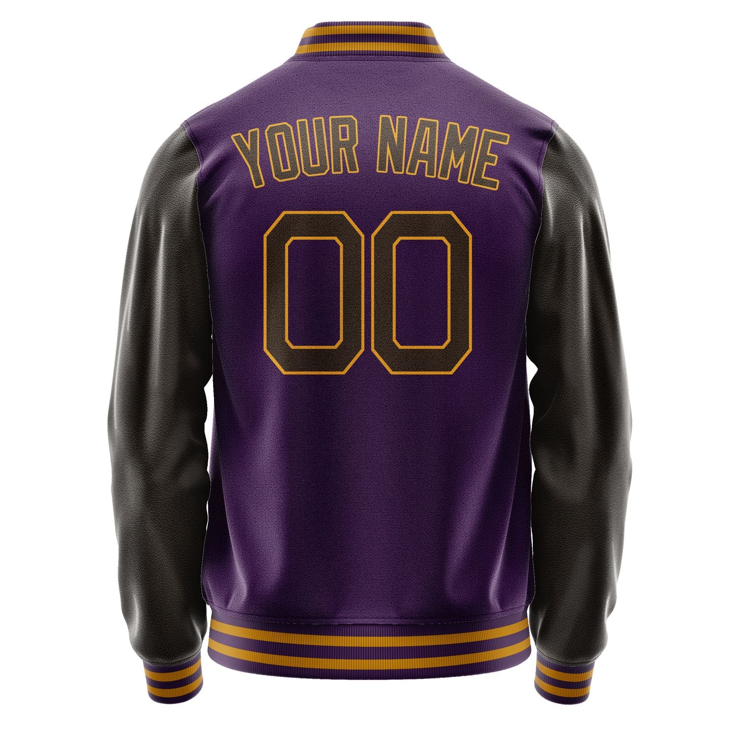 Custom Purple Brown Jacket JA0707010718B21801